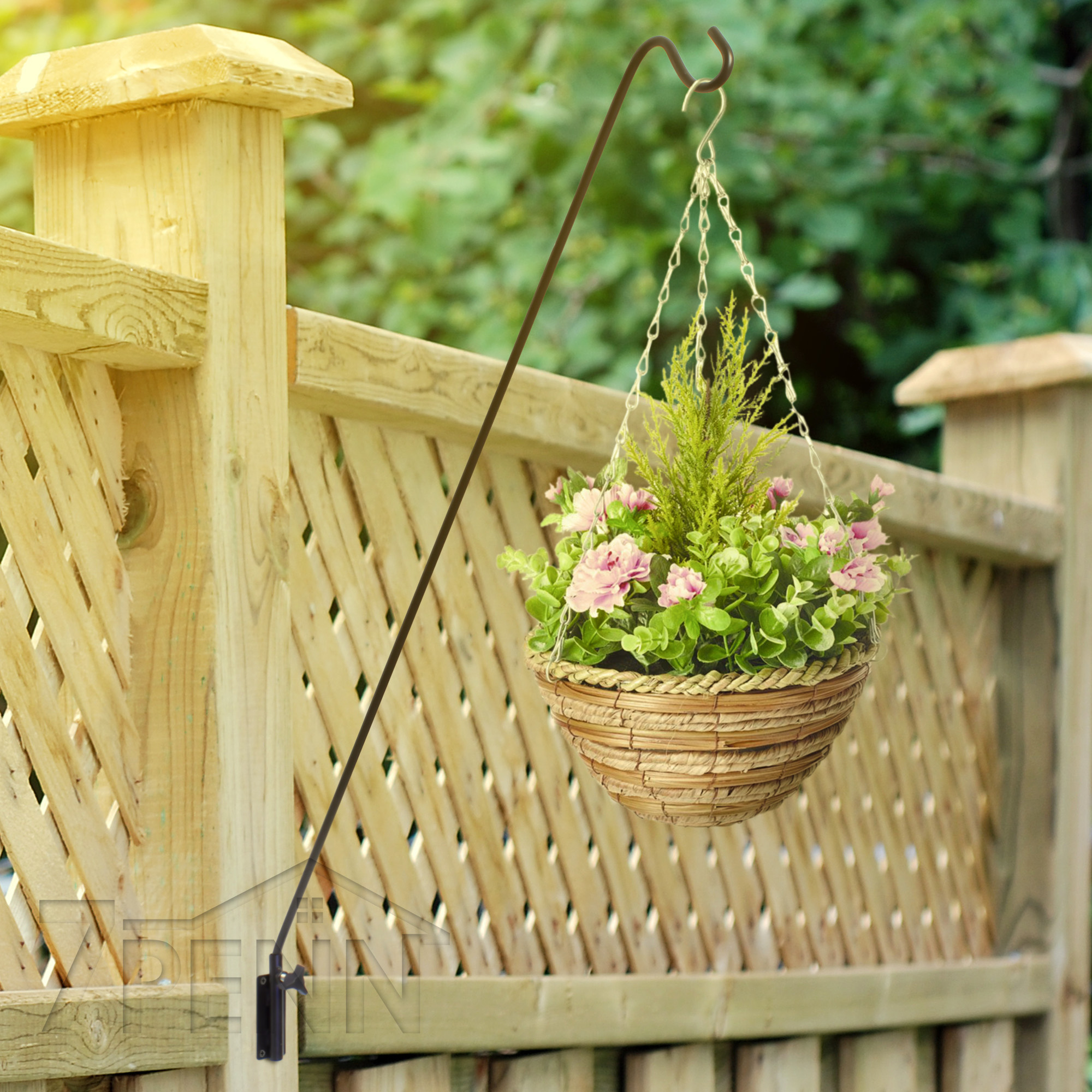 7Penn® Heavy Duty Bird Feeder Pole Wall Bracket Hook Deck Bird