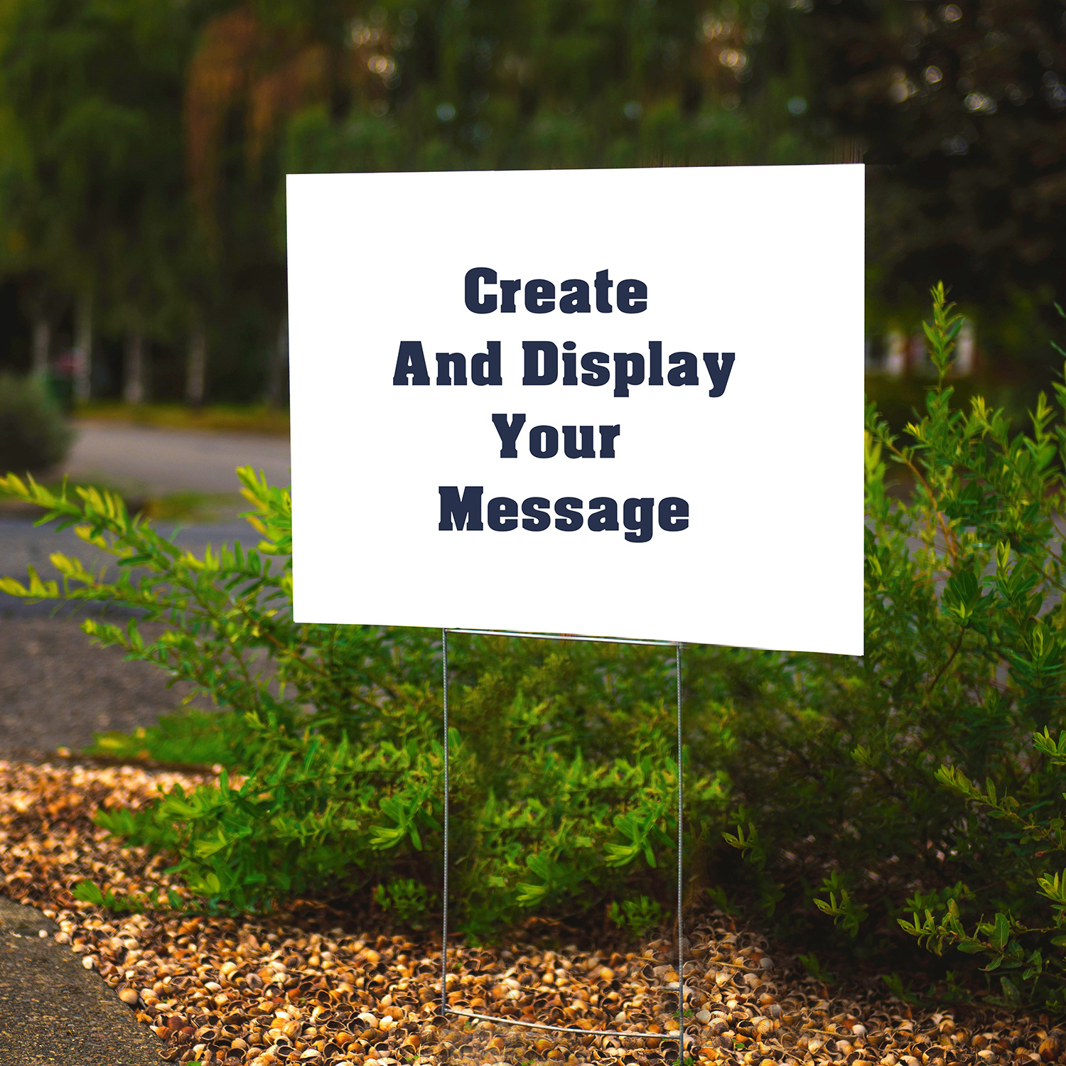 7Penn Yard Sign Stakes Metal Sign Holder H Stakes for Yard Signs 10x15