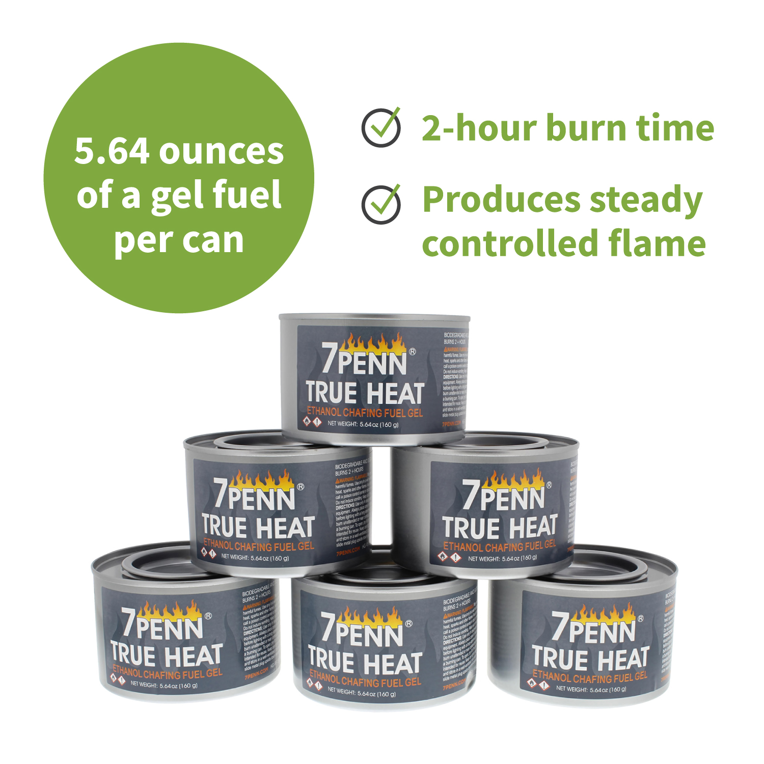 7Penn Bio Ethanol Fuel Cans Fire Fuel Gel Ethanol Gel Cans Fire Gel