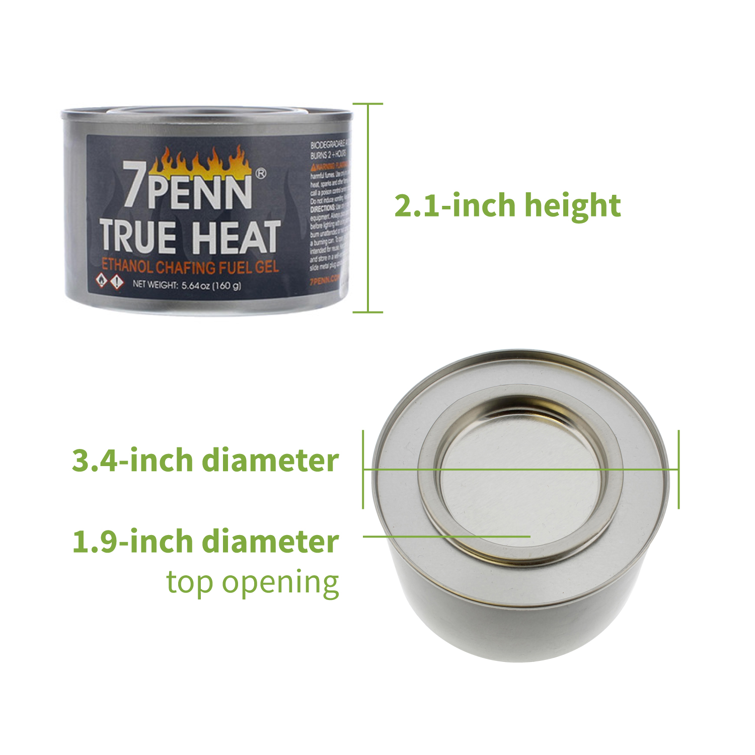 7Penn Bio Ethanol Fuel Cans Fire Fuel Gel Ethanol Gel Cans Fire Gel