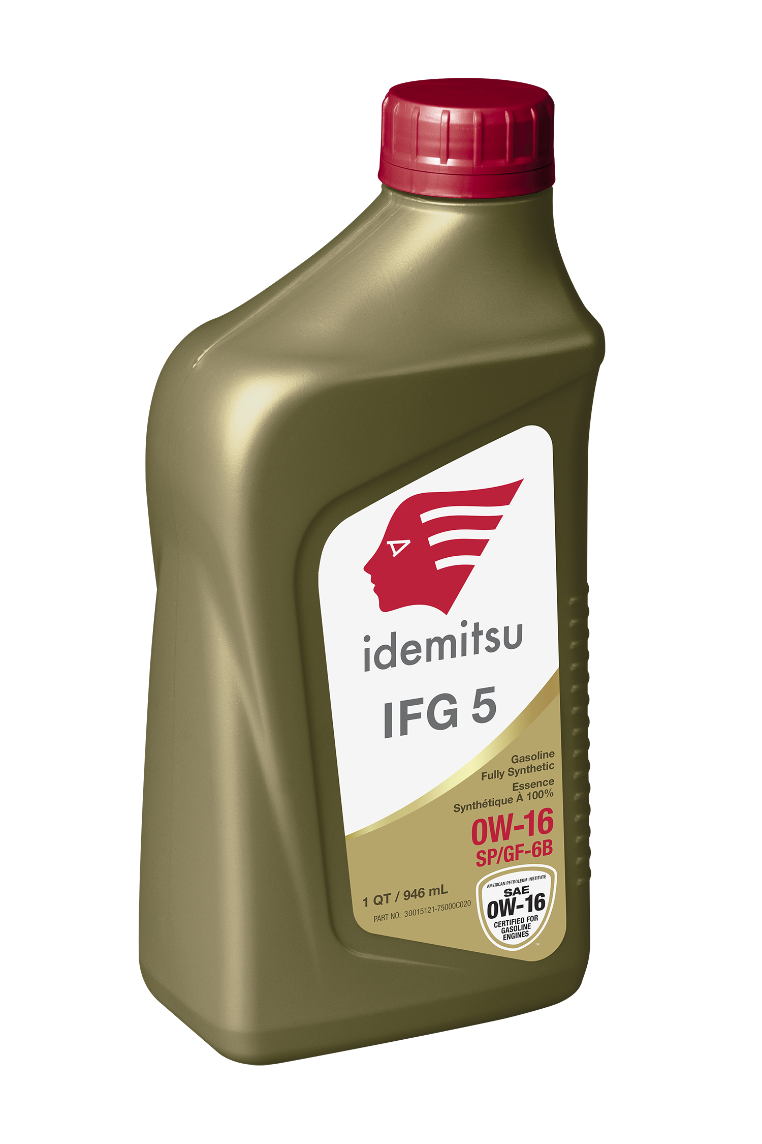 Idemitsu 0W-16 Full Synthetic Oil - 1 Quart IFG5 0W16 SAE Engine