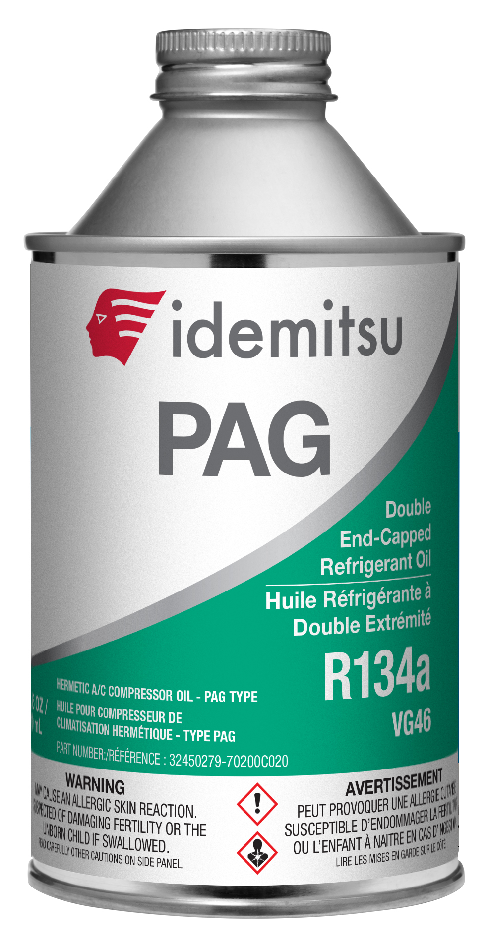 Idemitsu 32450279-70200C020 Pag a/C Compressor Hermetic Oil 134a-8