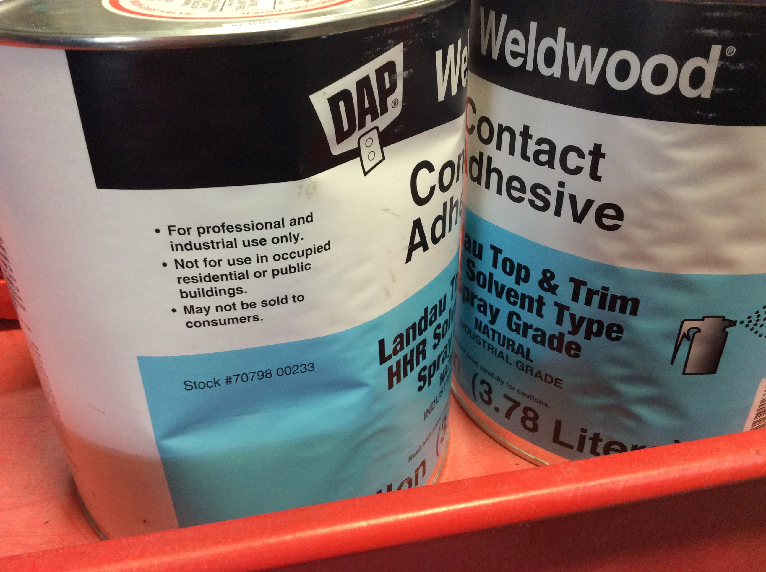 Clearance- DAP 00233 Weldwood Contact Cement Landau Top & Trim HHR Type