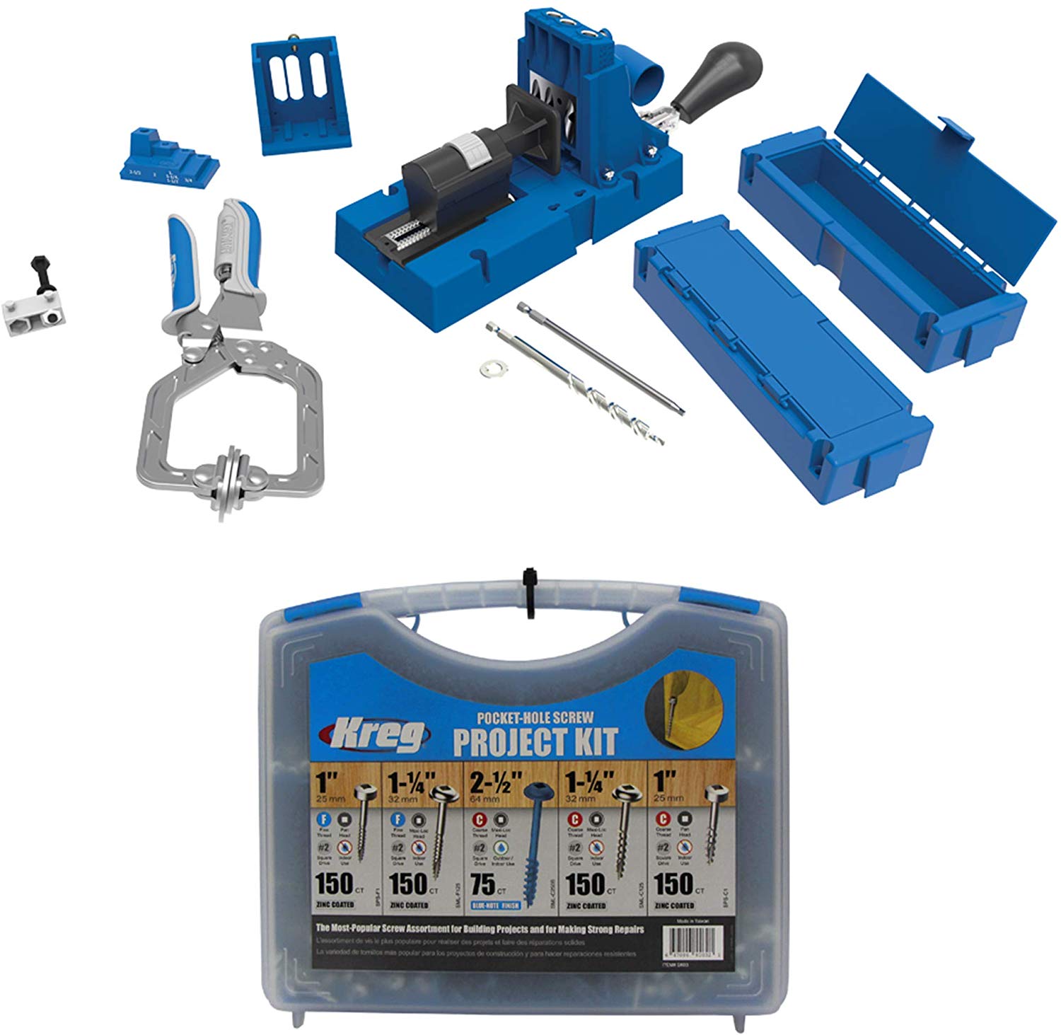 Kreg Jig K5 Master System with Pocket Hole Screw Kit (5Sizes) eBay