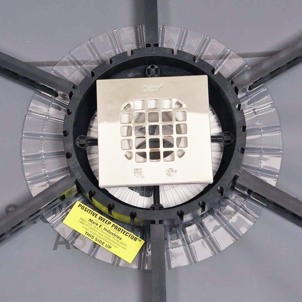 Goof Proof Shower QPUCR108 Quick Pitch Universal Center Ring