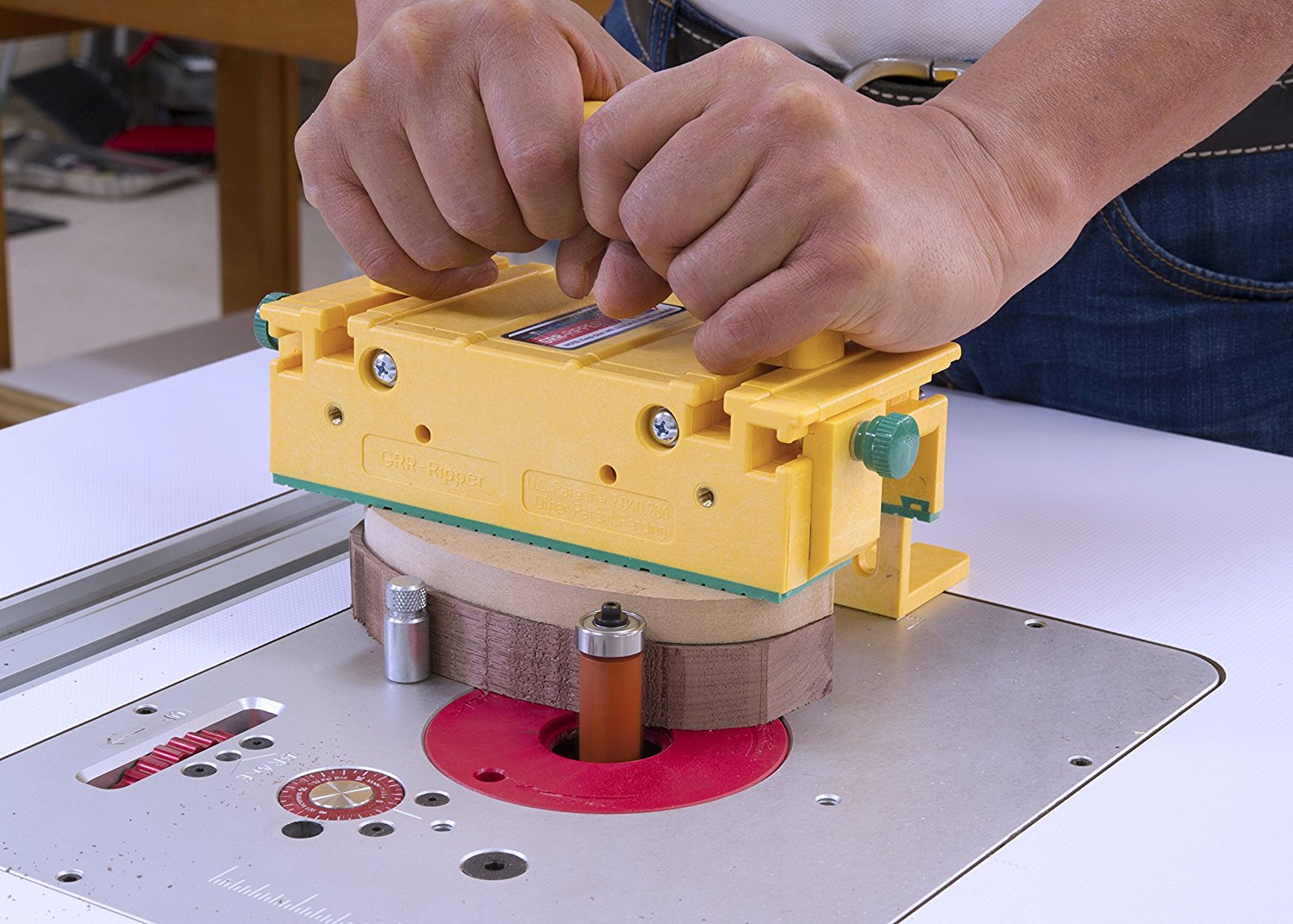 GRRRIPPER 3D Pushblock for Table Saws, Router Tables, Band Saws, and