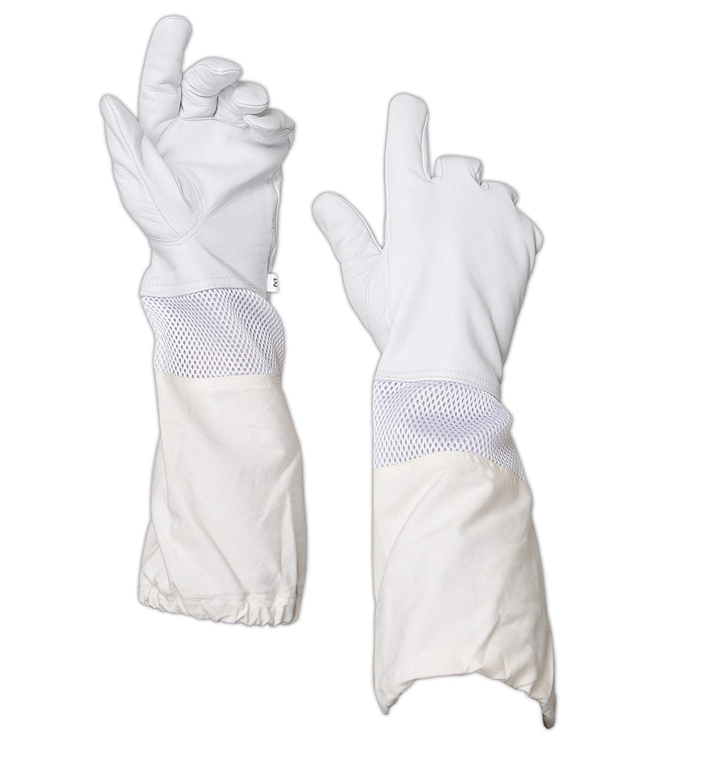 Anti Bee Beekeeper Protective Gloves Faux Goatskin Gloves Beekeeping Equipment