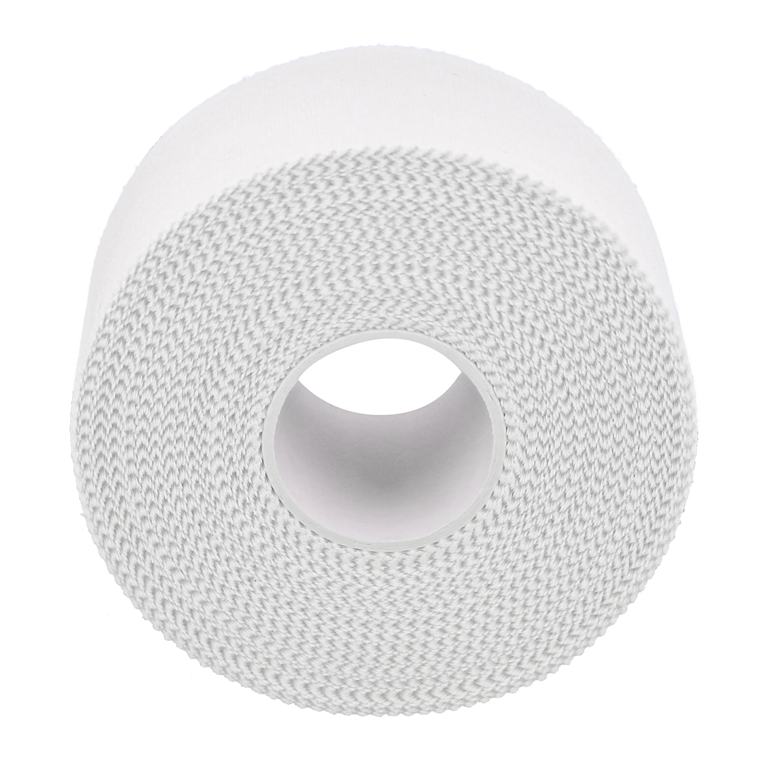 MonMed White Athletic Tape 3 Rolls ZigZag Cotton Athletic Sport Tape