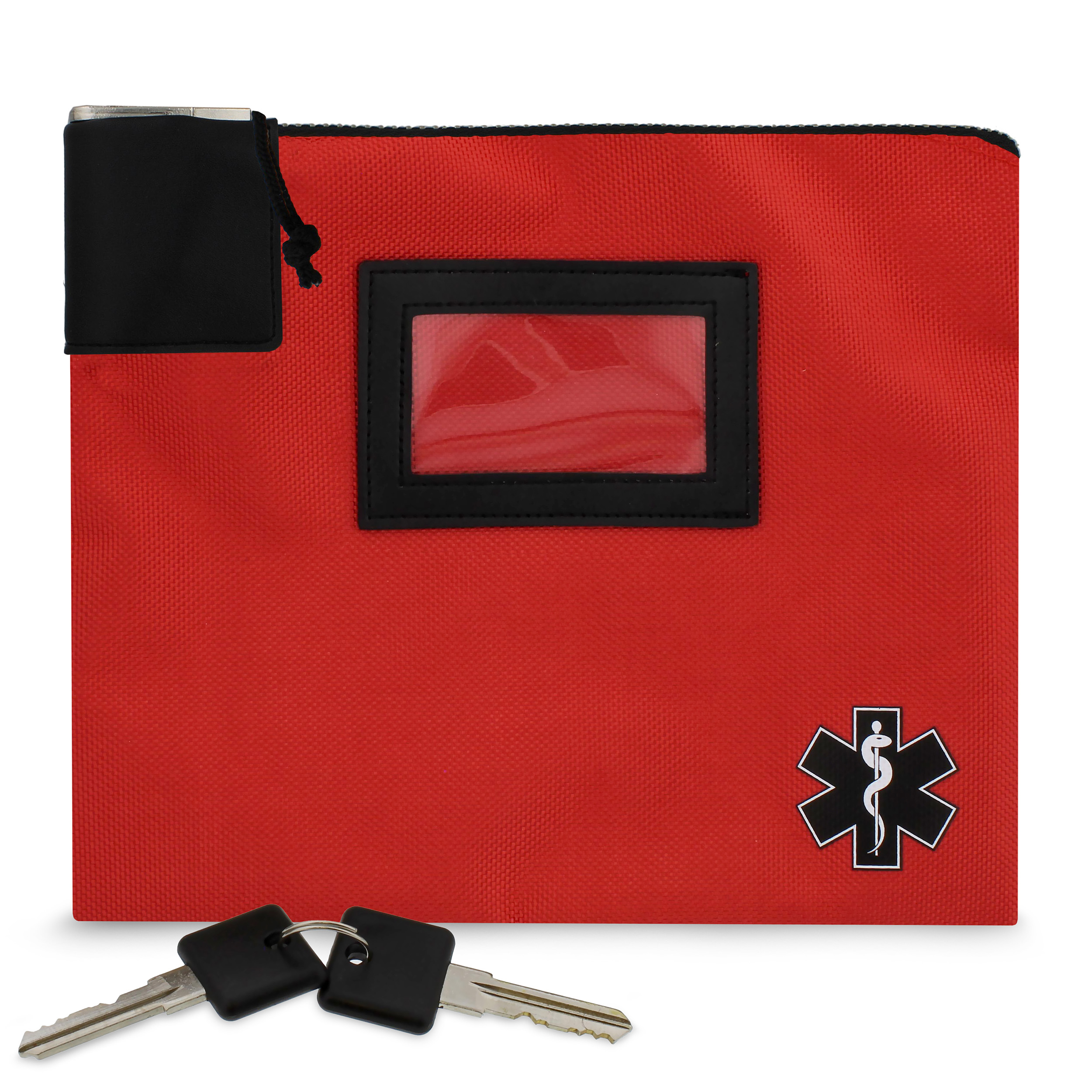 MonMed Locking Medicine Box Travel Medicine Bag with Lock and Key in