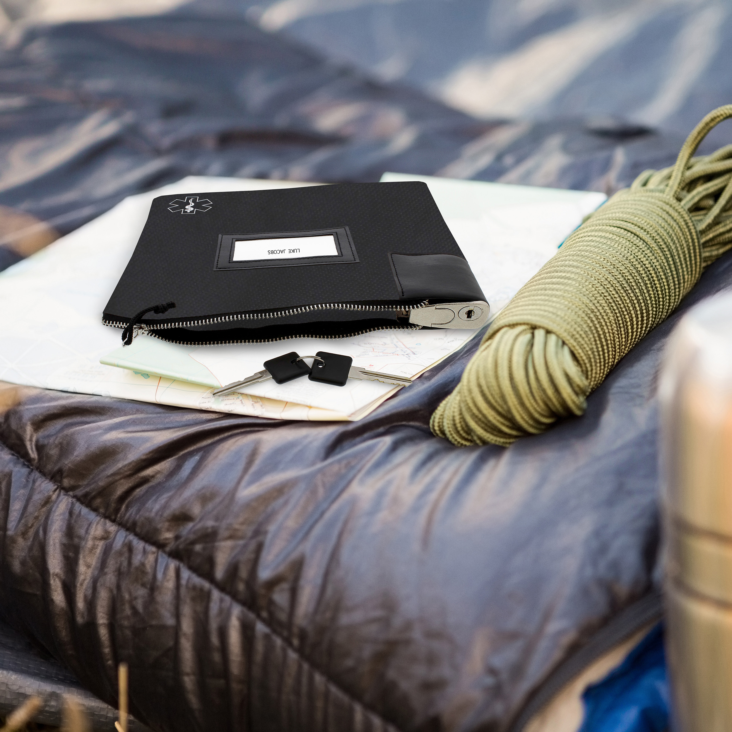 MonMed Locking Medicine Box Travel Medicine Bag with Lock and Key in Black 811498038655 eBay