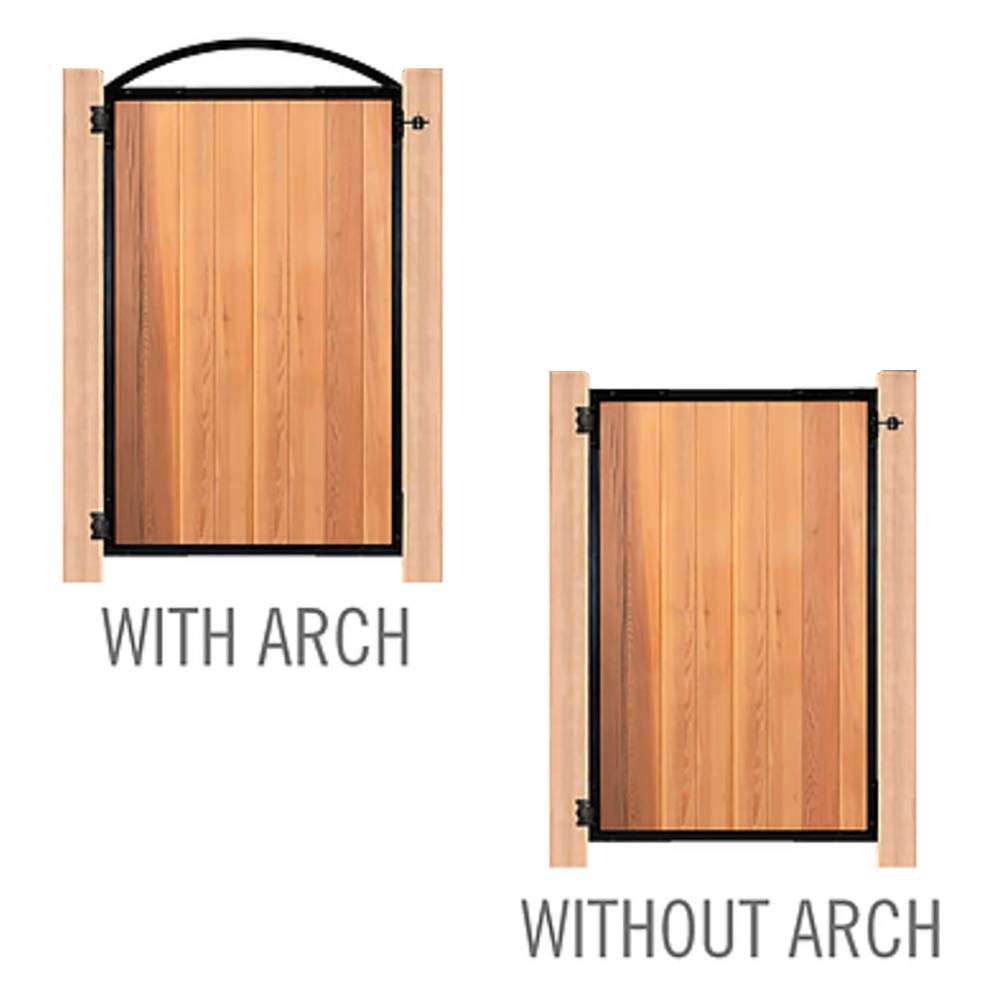 Nuvo Iron Decorative Strong Gate Frame Kit Pro 8 with Arch 664723440811