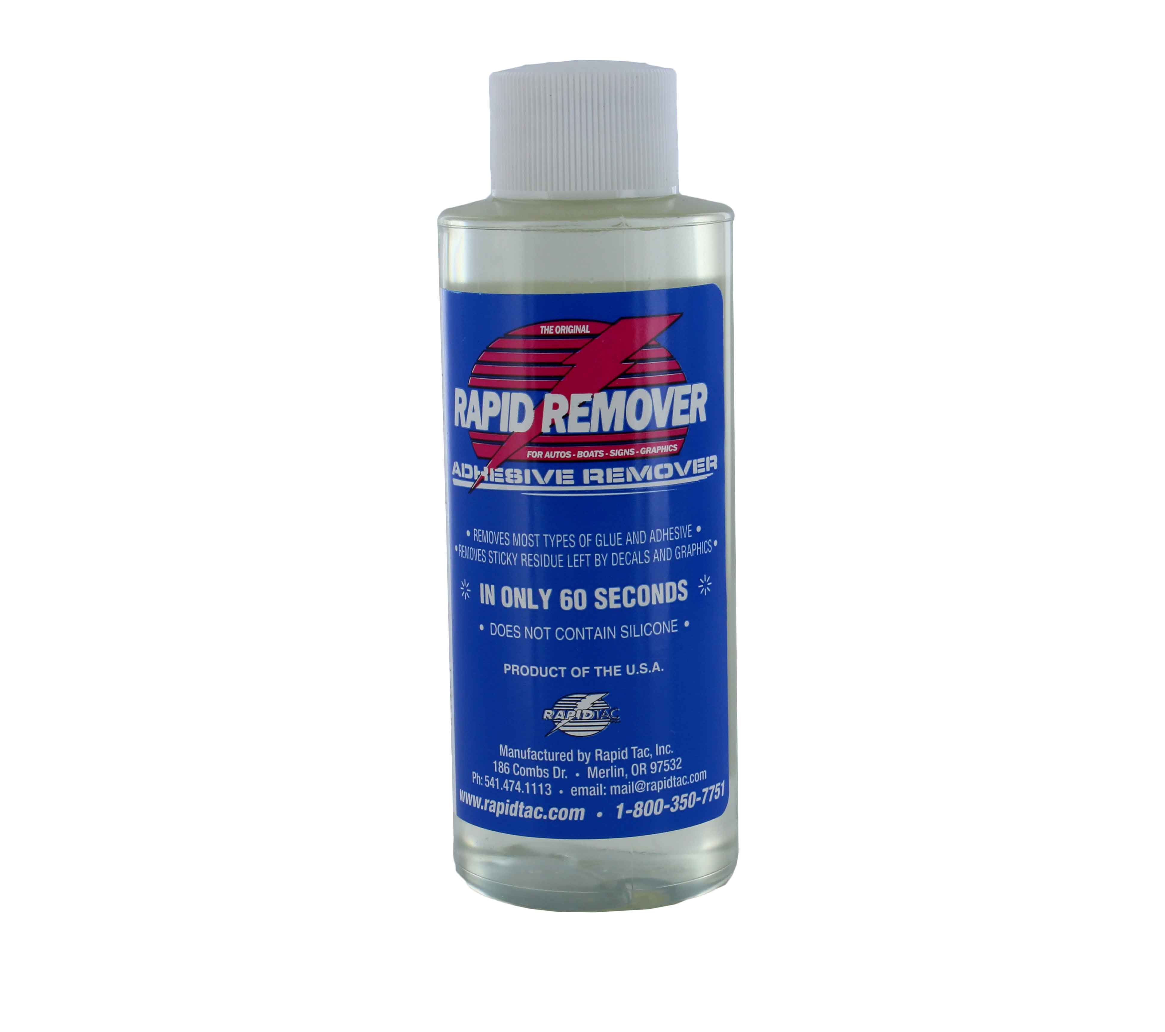 RAPID REMOVER Adhesive Remover for Vinyl Wraps Graphics Decals Stripes