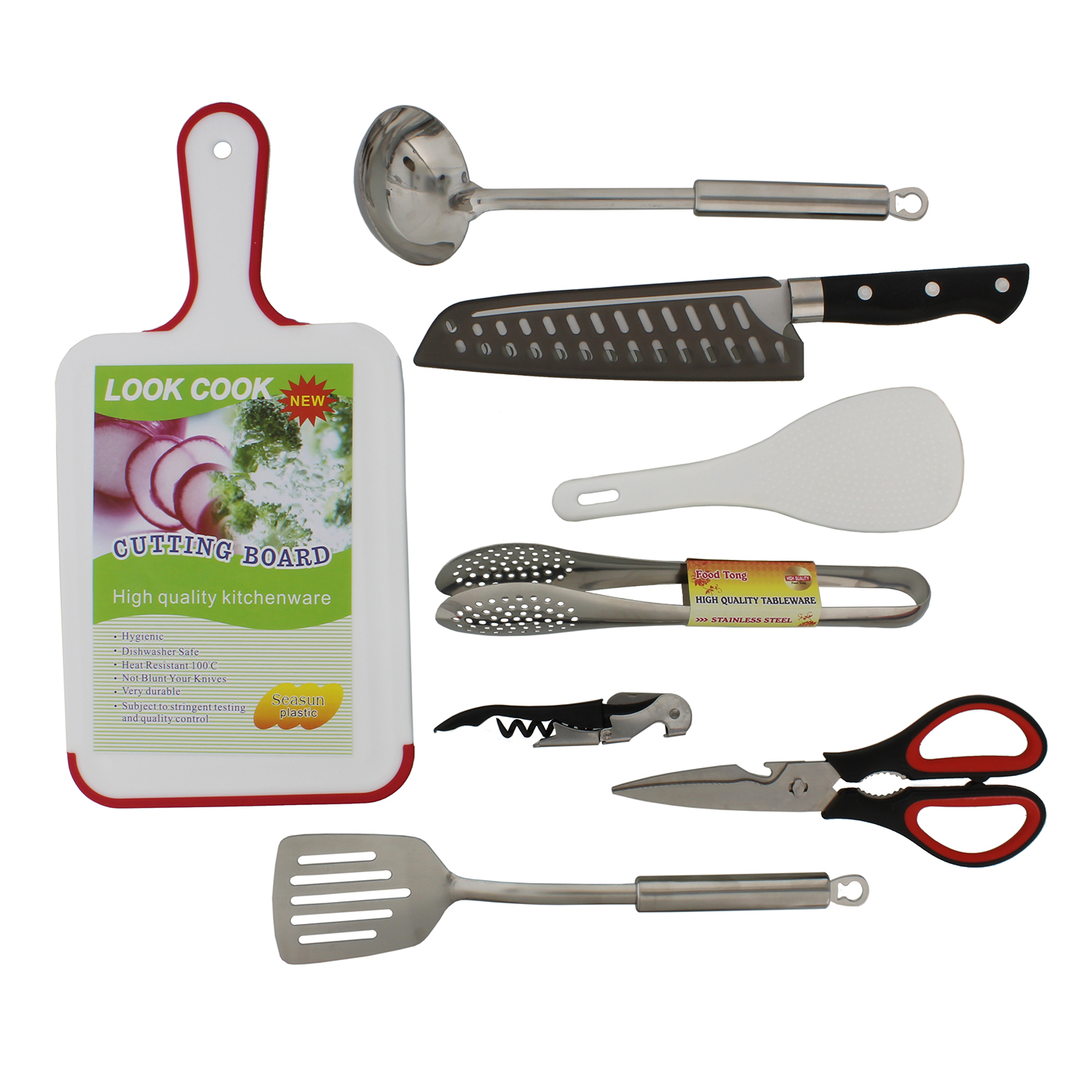 Camping Utensil Outdoor Cooking Accessories 8pc Set Travel