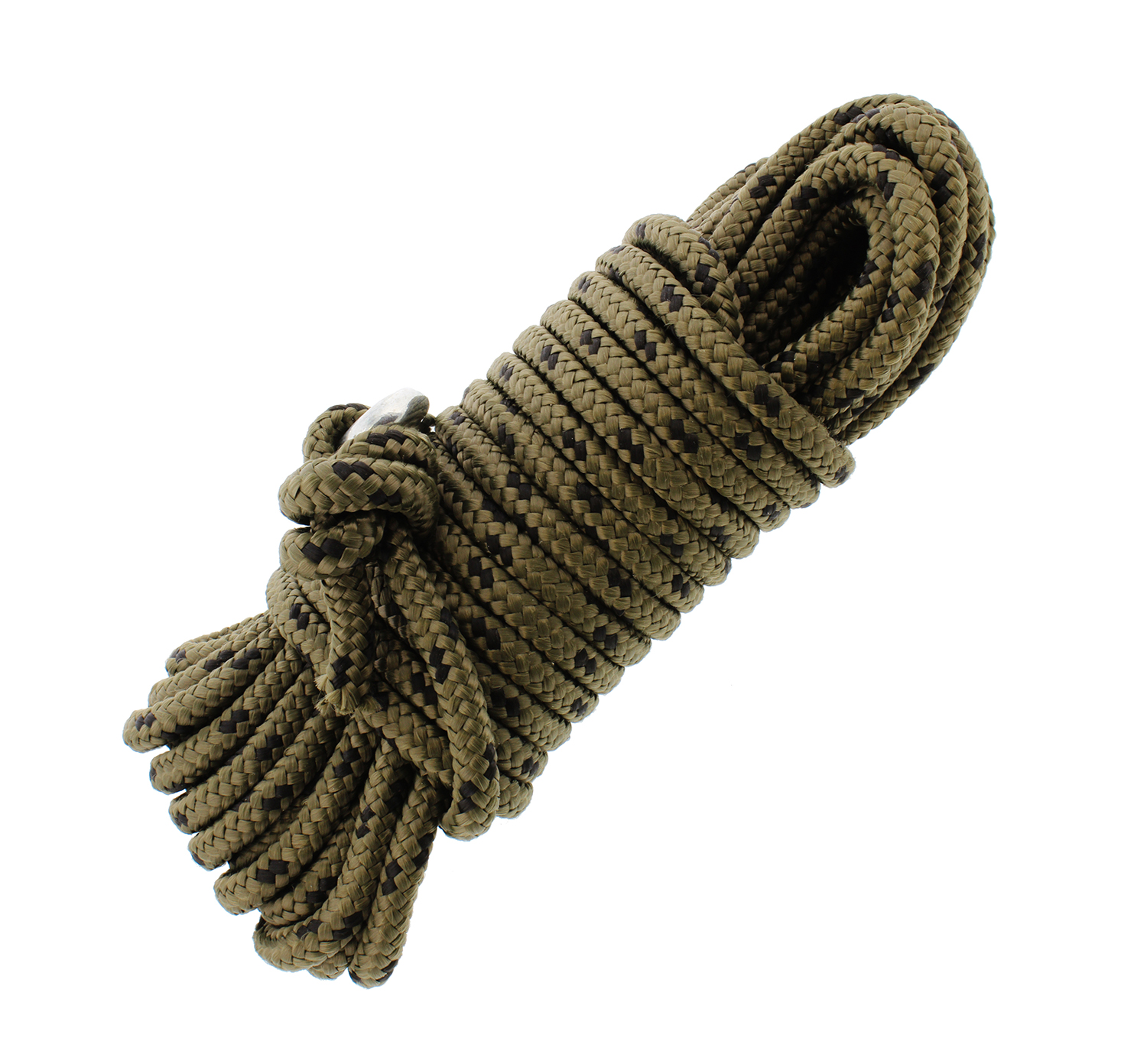 Nylon Rope & Carabiner 3/8” Inch x 50’ Feet 220 Pound Tensioner Tie