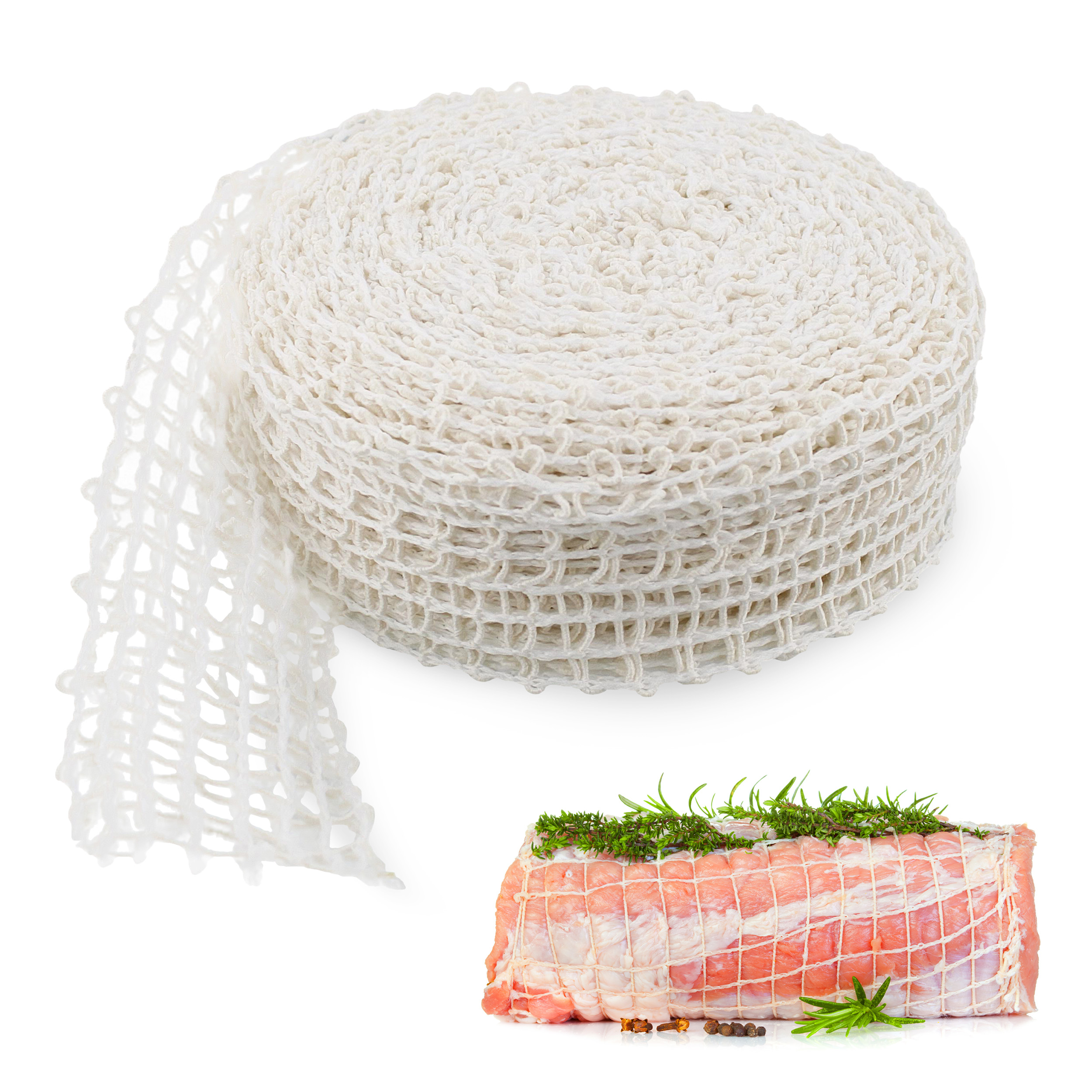 Rural365 Meat Netting Roll, Size 12 Ham Sock Elastic Netting Meat