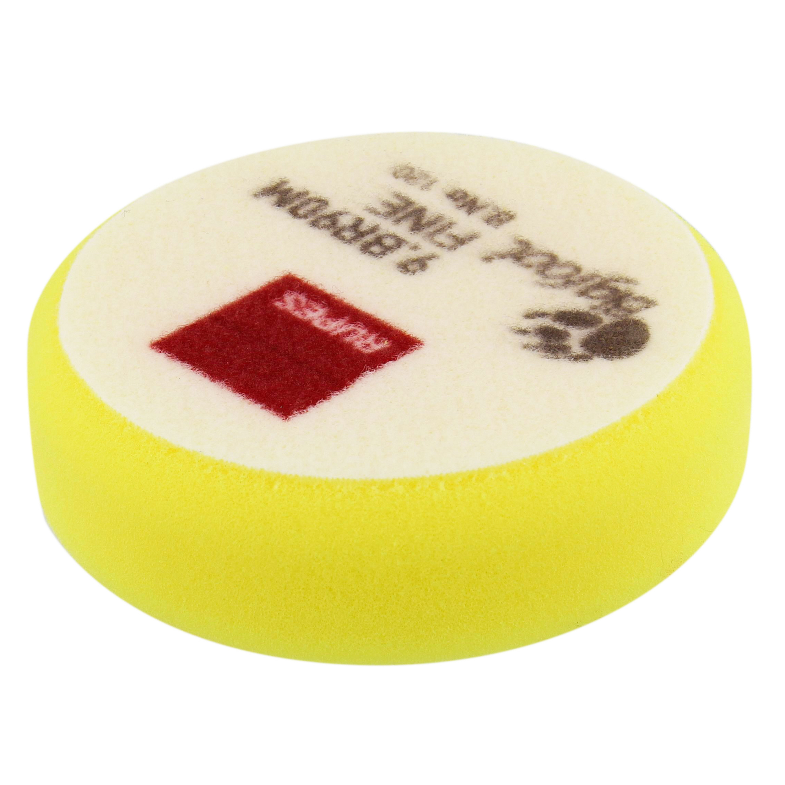 RUPES Fine Polishing Pad 3in Yellow Rotary Foam Buffer Pad, 12 Pack