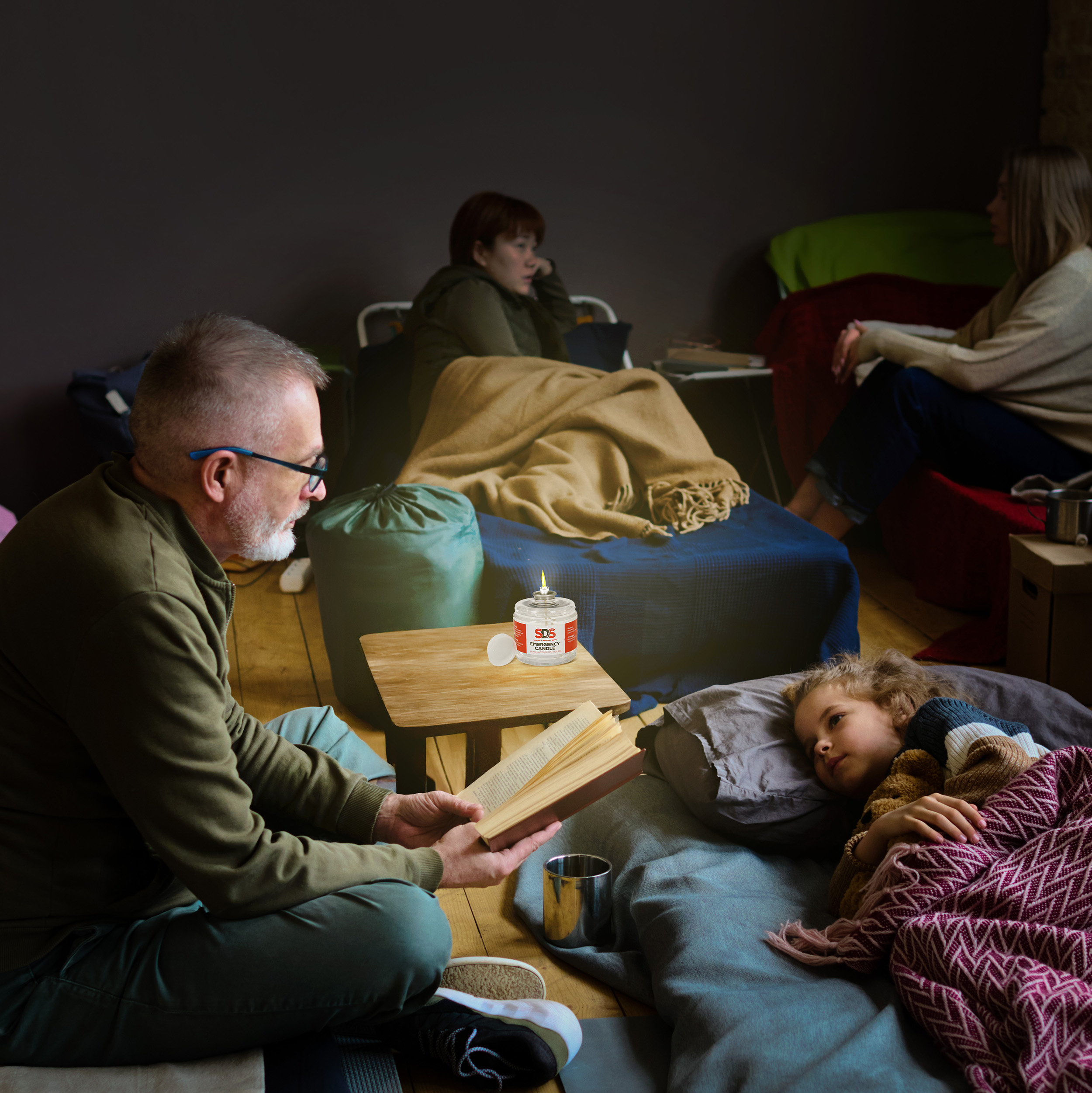 SDS Survival Candles Long Burning Candles for Emergency Candle 115