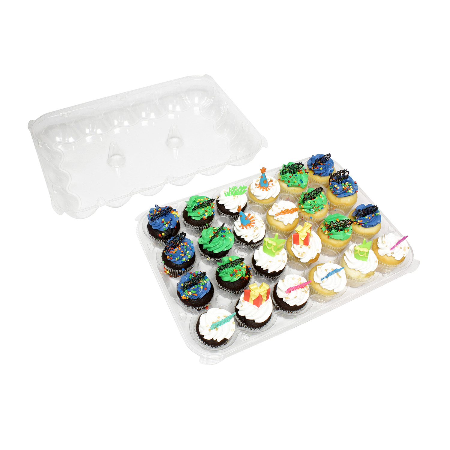 Spec101 Plastic Cupcake Holder Carrier for 24 Standard Cupcakes 6