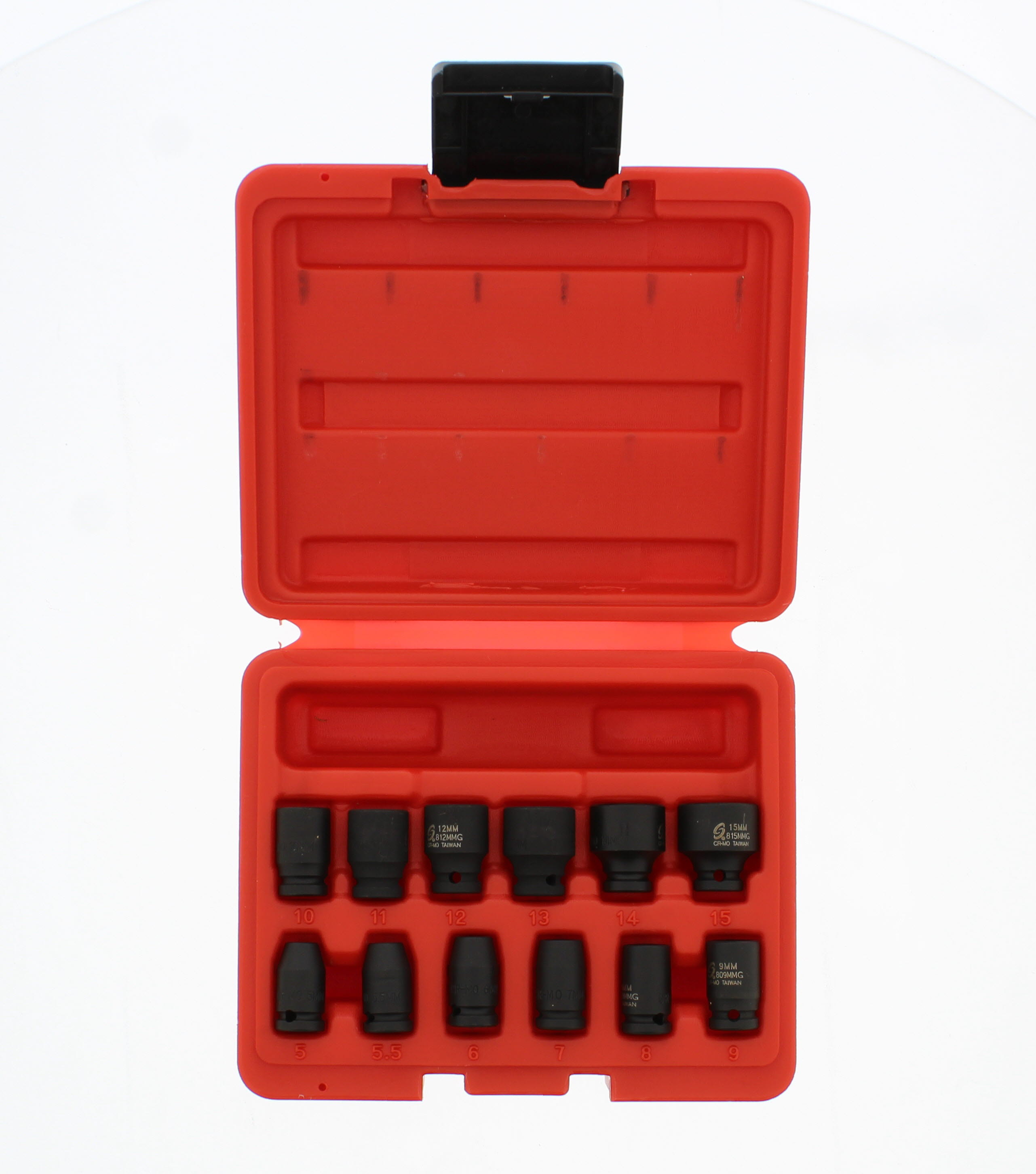 Sunex 1822 12PC 1/4" Drive Metric Impact Socket Set eBay
