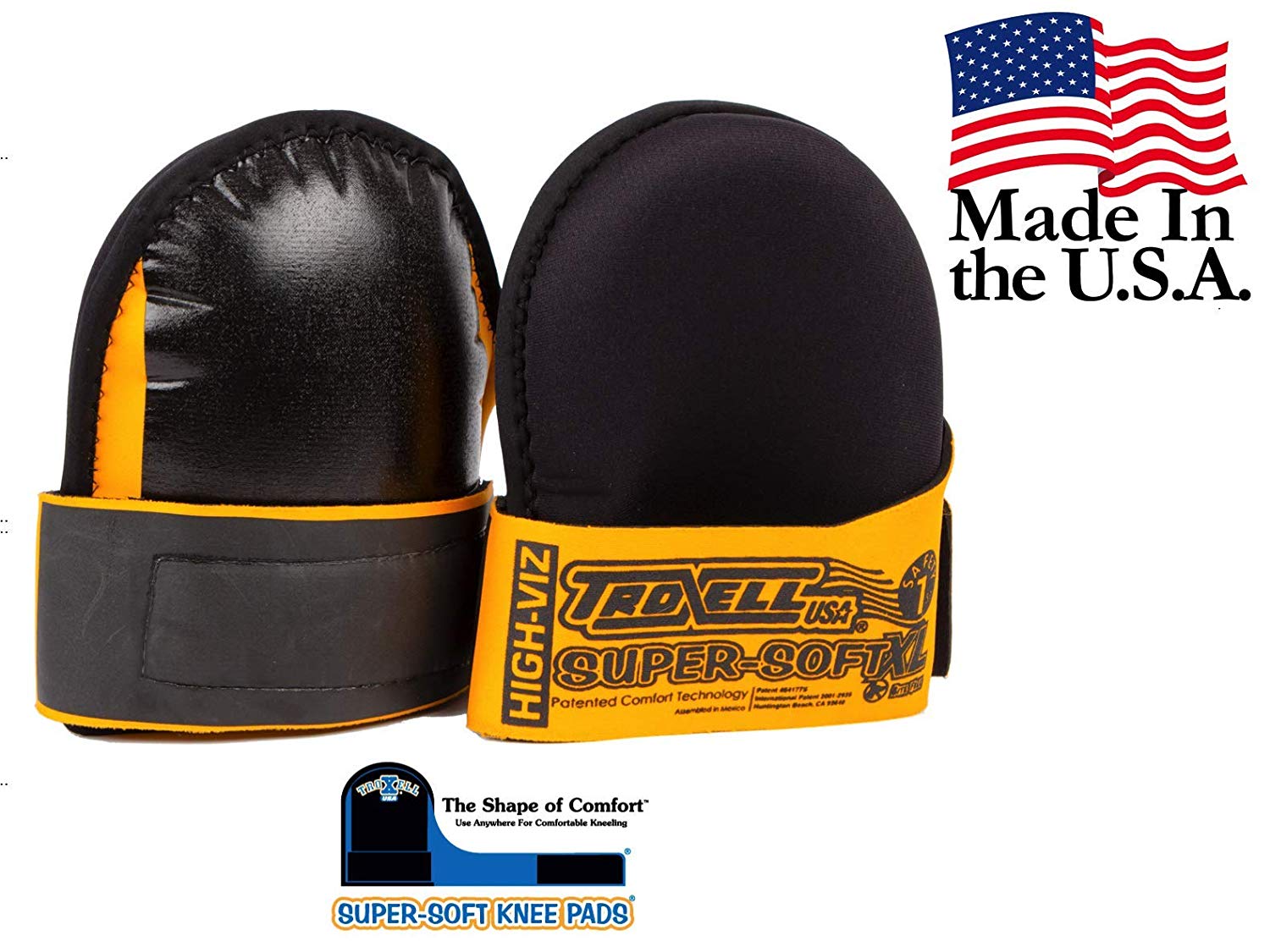 17-209SOFT-L Troxell USA Super soft Large Knee pads