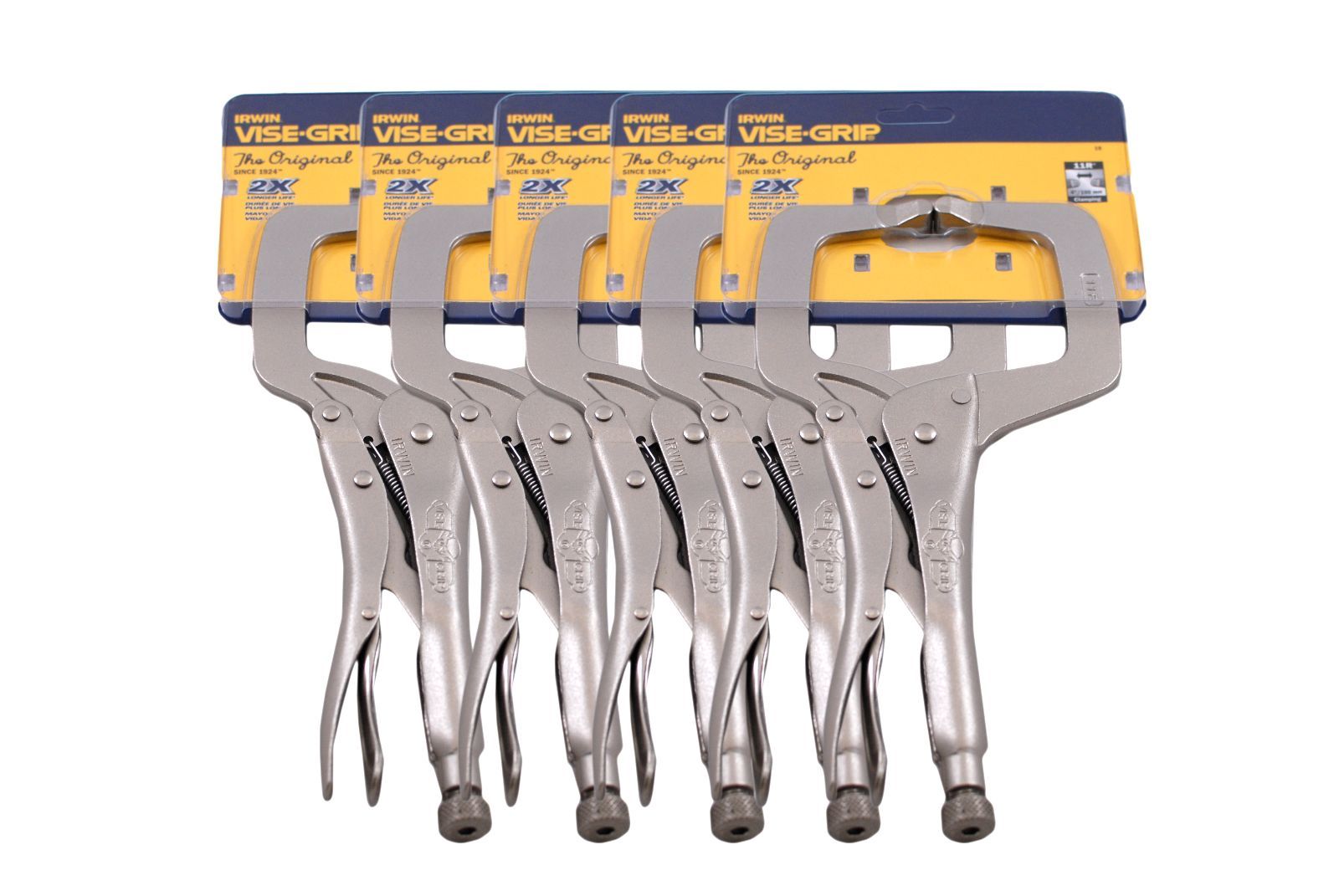 Irwin ViseGrip 11R The Original 11" Locking CClamps with Regular Tips