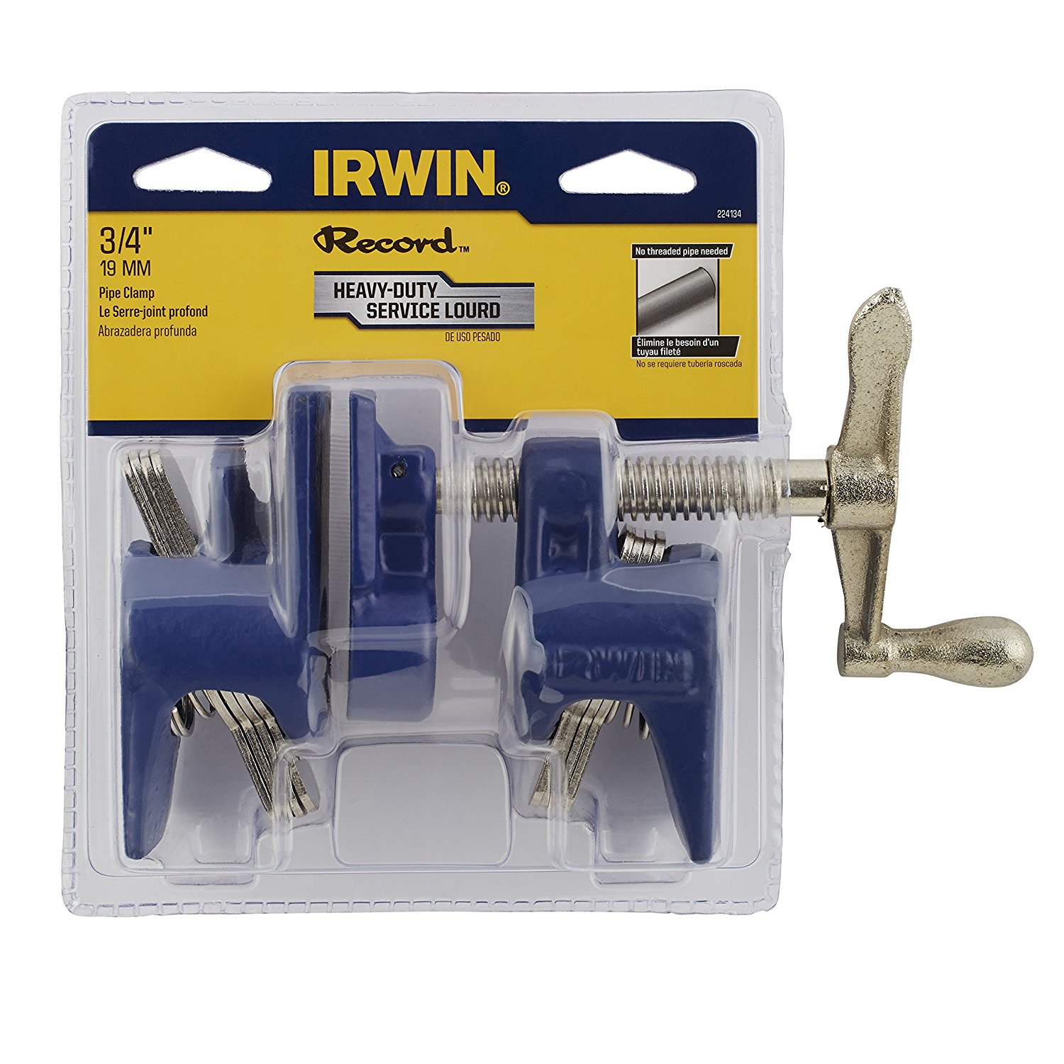 IRWIN 224134 QUICKGRIP 3/4" Pipe Clamp eBay