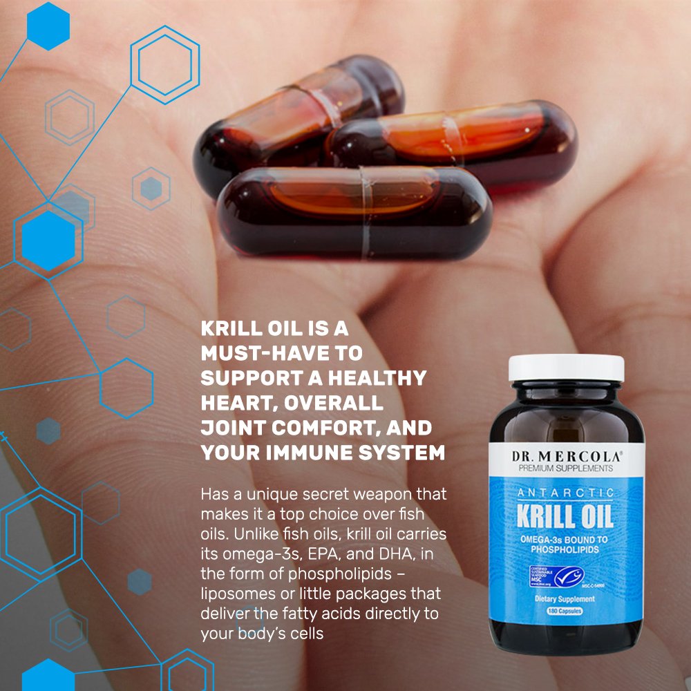 Dr. Mercola Antarctic Krill Oil, Astaxathin (180 Cap) eBay