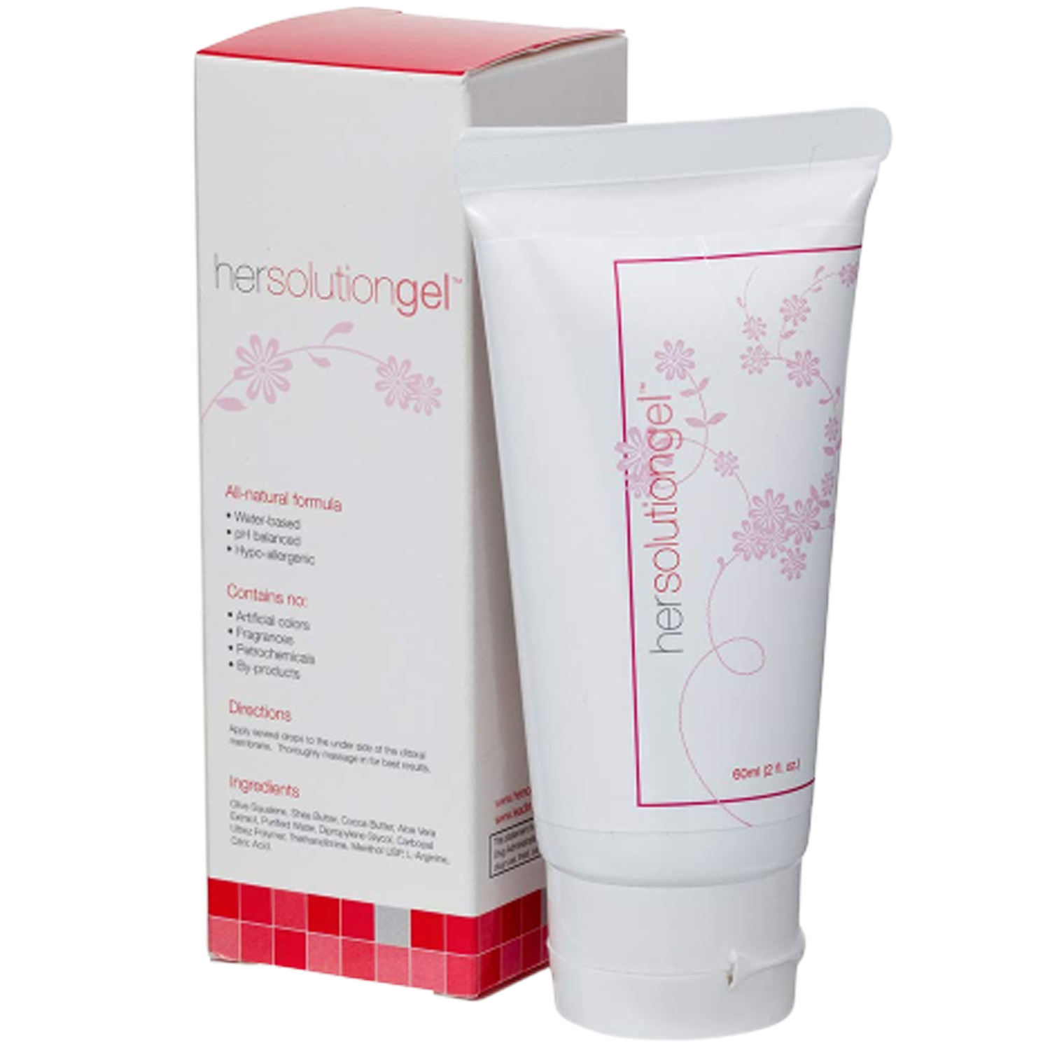 HerSolution Gel, Libido Enhancing Personal Lubricant for Women, 2 fl oz