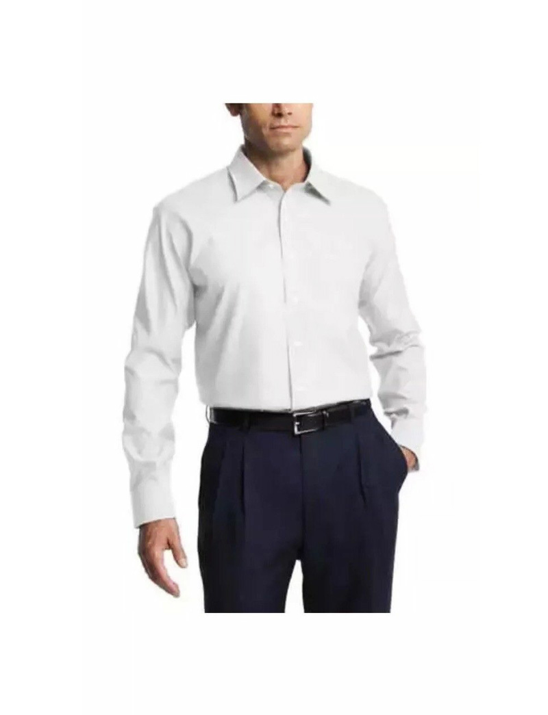 Kirkland Signature Men Button Down Spread Collar NonIron Cotton Dress Shirt eBay