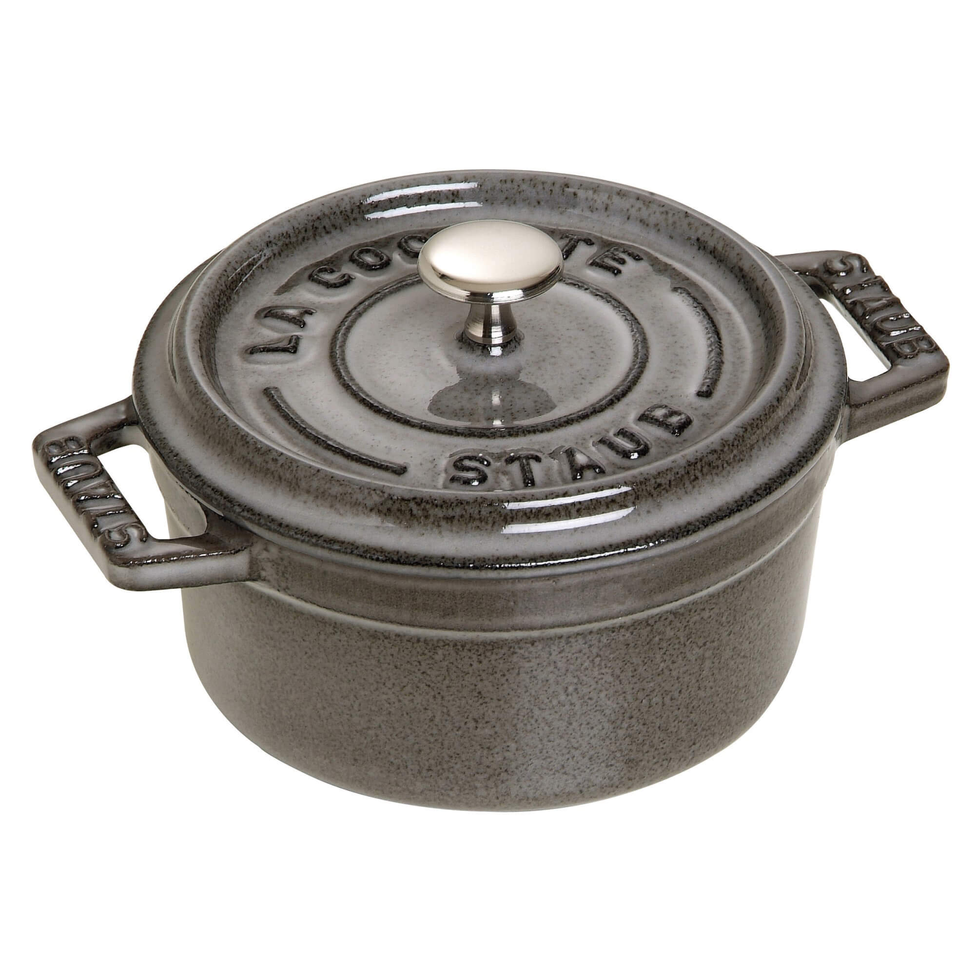 STAUB Cast Iron 0.25-qt Mini Round Cocotte
