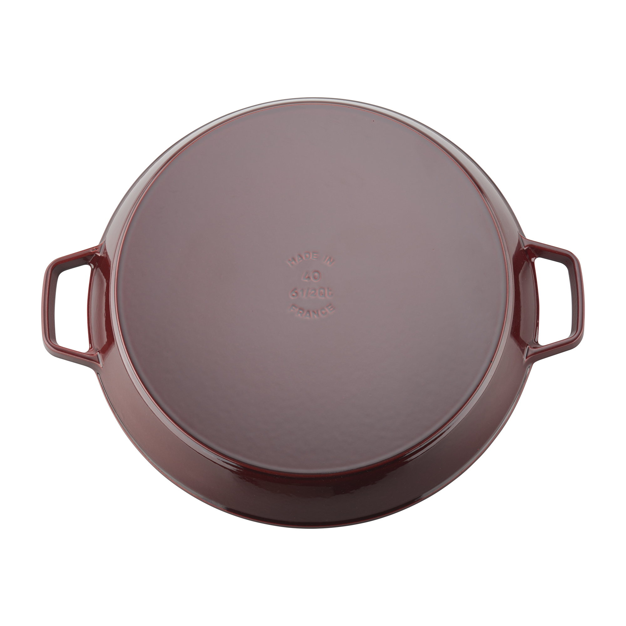 Staub Cast Iron 15inch Double Handle Fry Pan / Paella Pan eBay