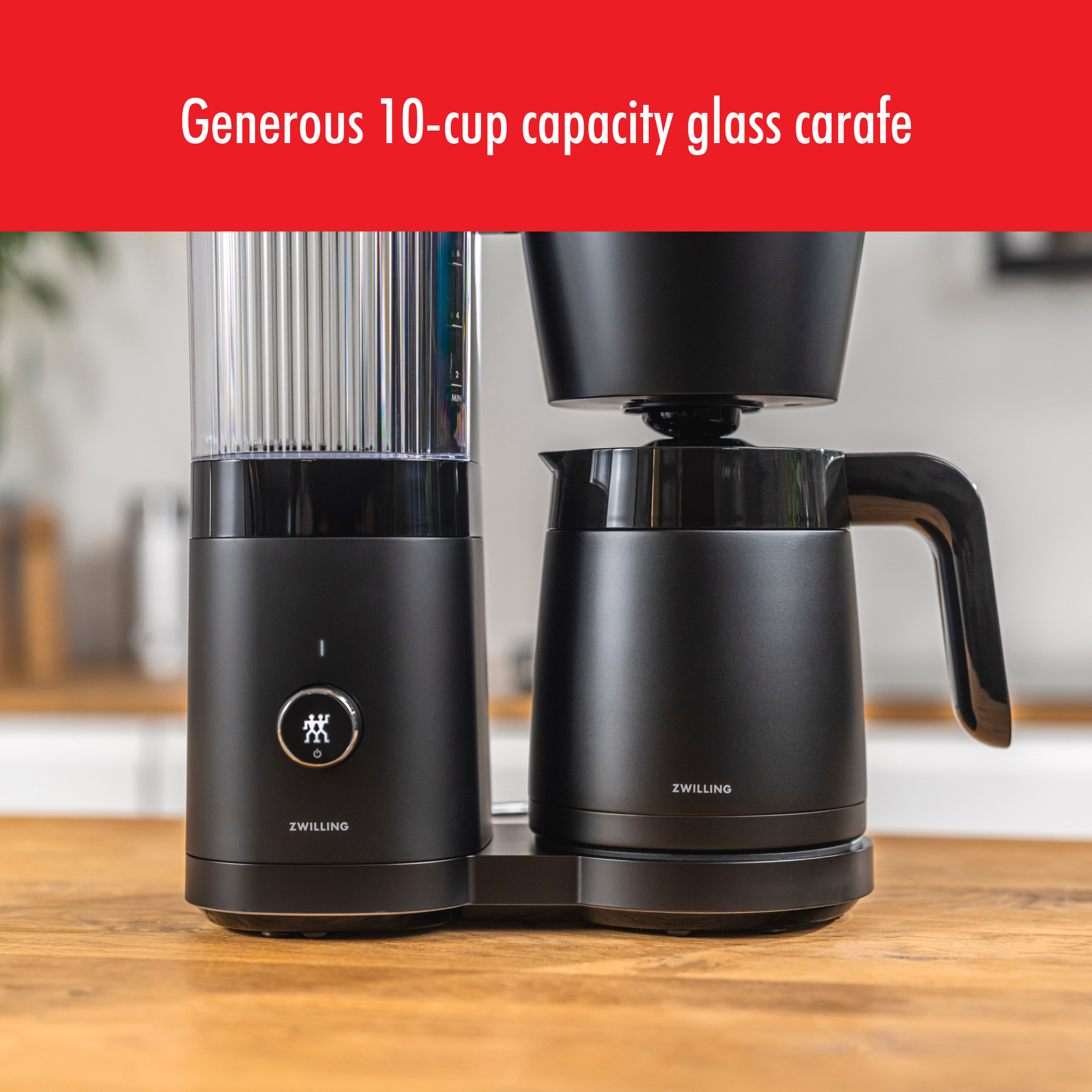 ZWILLING Enfinigy Drip Coffee Maker with Thermo Carafe 10 Cup, Awarded the SCA - Picture 9 of 20