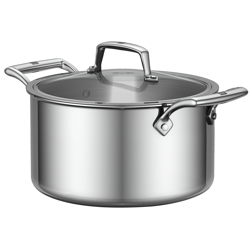 ZWILLING Energy 10pc Polished 3Ply Stainless Steel Cookware Set eBay