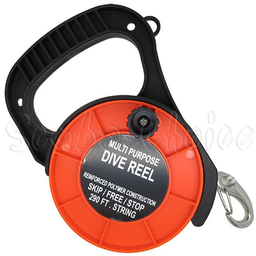 Scuba Choice Diving Multi Purpose Dive Reel 290ft w/ Stop Switch - Picture 5 of 8