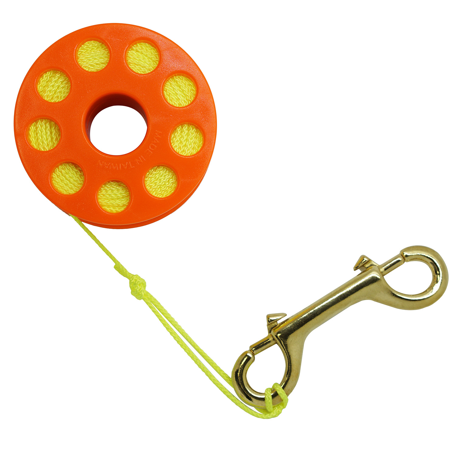Orange Line Diver Tool Scuba Diving Dive Compact Finger Spool Reel 98ft