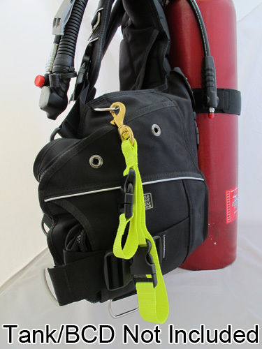 Scuba Diving BC Fin and Mask Keeper with Quick Release Loop Lanyard - Picture 7 of 11