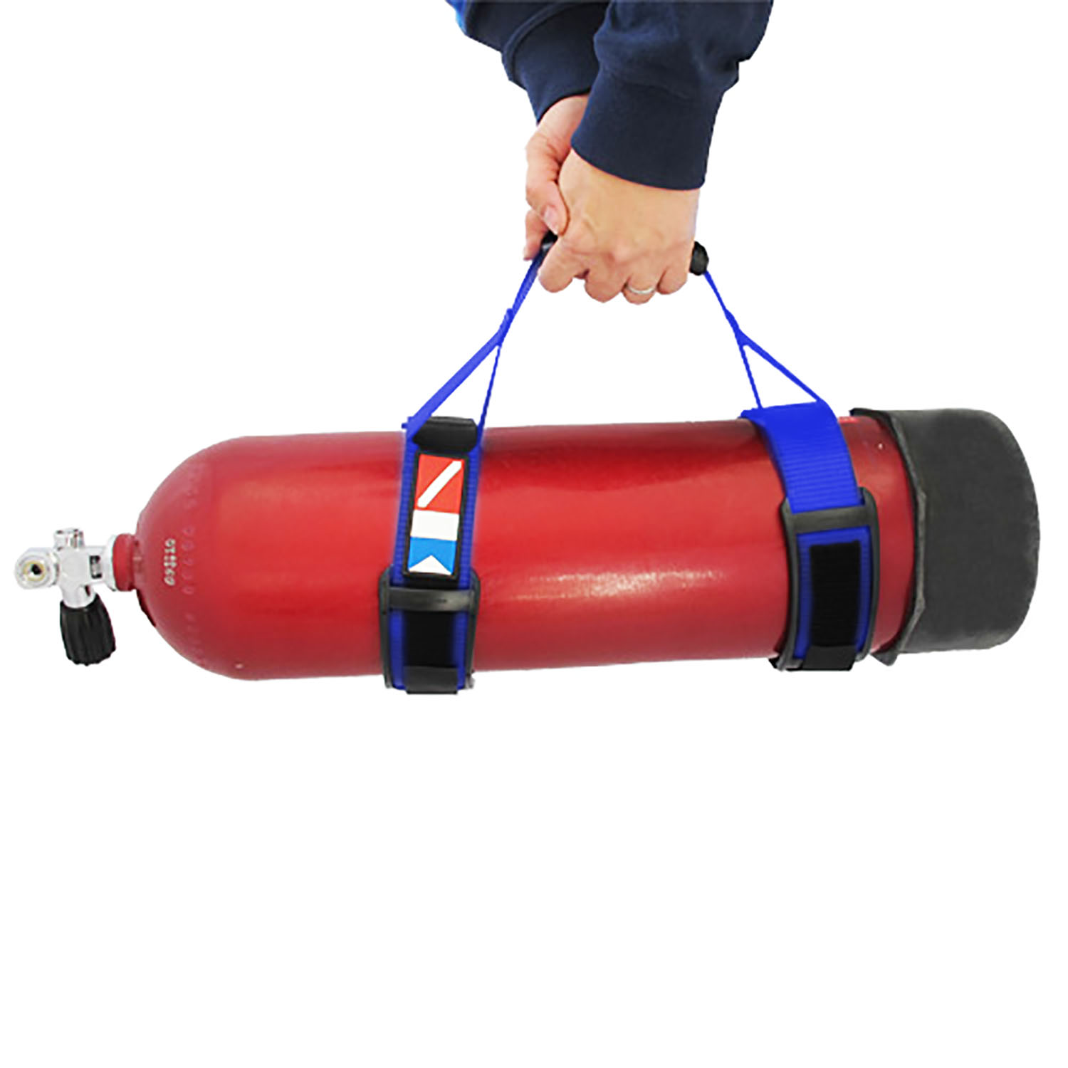 Scuba Diving Dive Adjustable Tank Cylinder Carrier Holder w/ Dive Flag