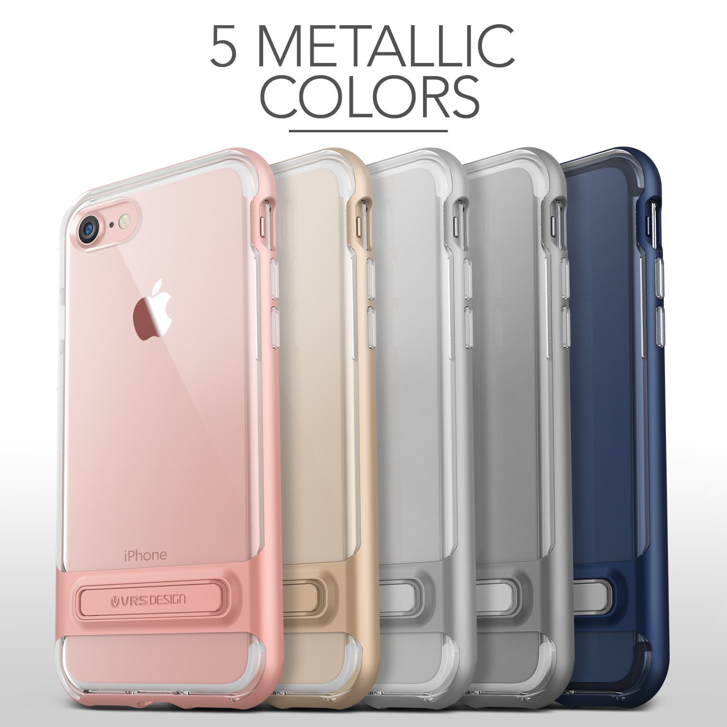 VRS Design CRYSTAL BUMPER Series Clear Kickstand Case for iPhone 7 VRS Design CRYSTAL BUMPER Series Clear Kickstand Case for iPhone 7