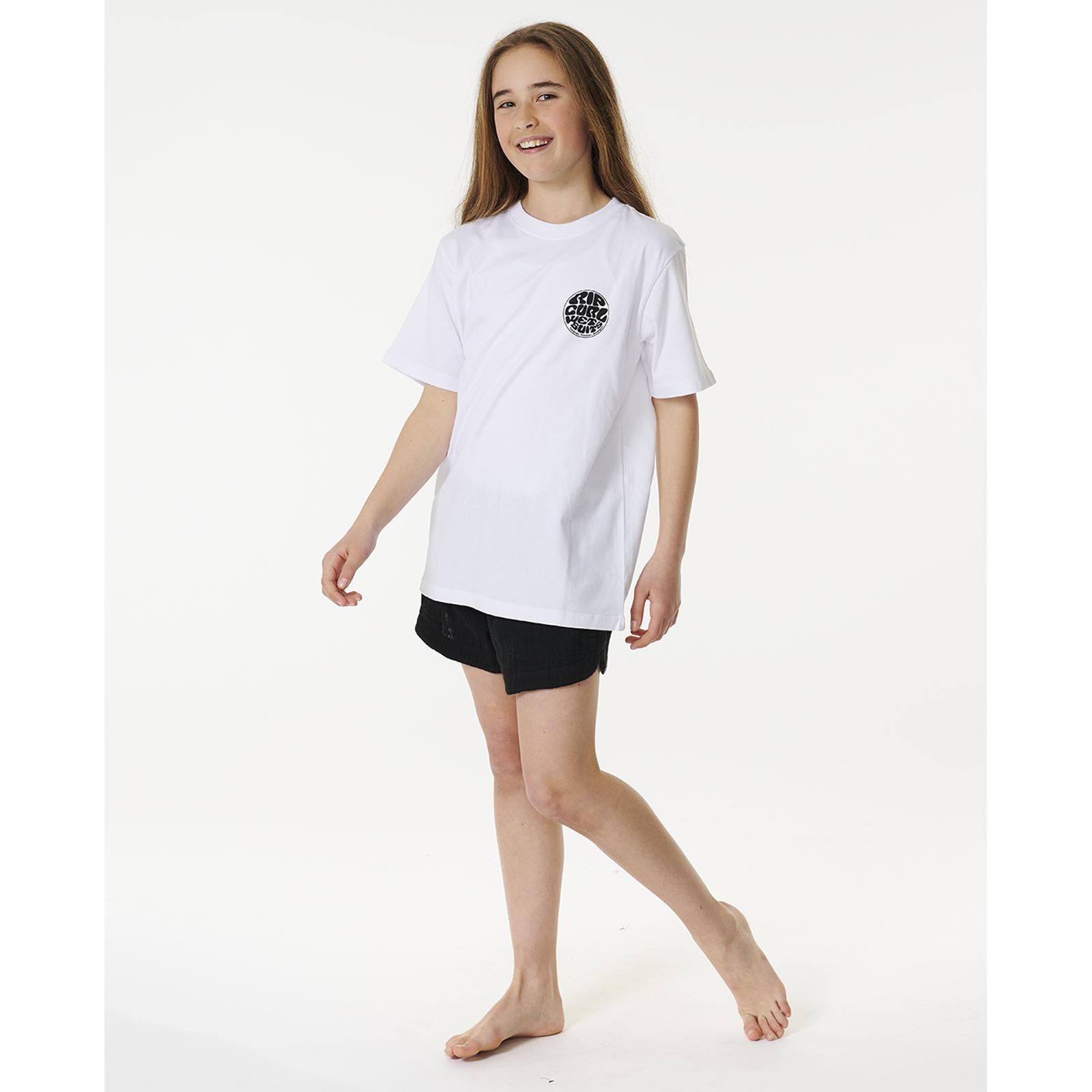Rip Curl Kids Wetsuit Icon Short Sleeve Crew Neck T-Shirt Top Tee - Picture 17 of 18