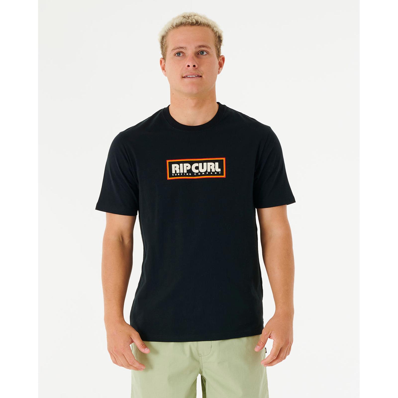 Rip Curl Mens Big Mumma Icon Short Sleeve Crew Neck T-Shirt Top Tee - Picture 2 of 9