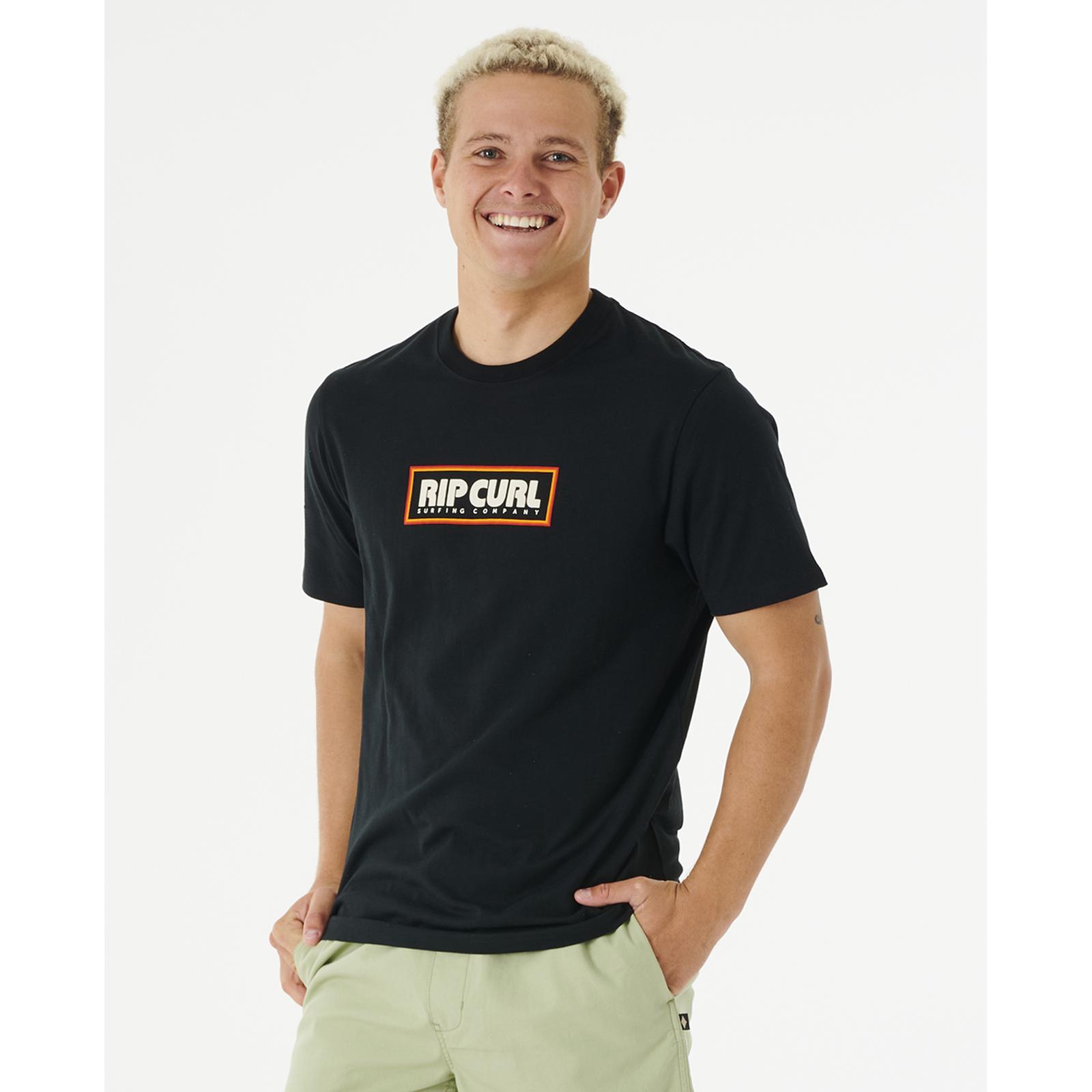 Rip Curl Mens Big Mumma Icon Short Sleeve Crew Neck T-Shirt Top Tee - Picture 3 of 9