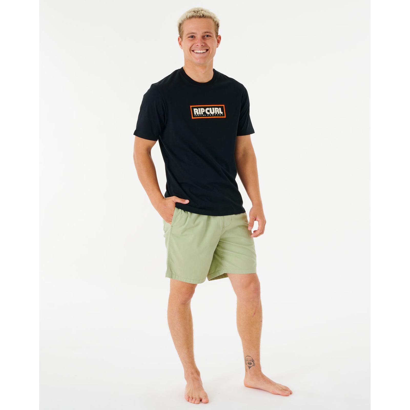 Rip Curl Mens Big Mumma Icon Short Sleeve Crew Neck T-Shirt Top Tee - Picture 4 of 9