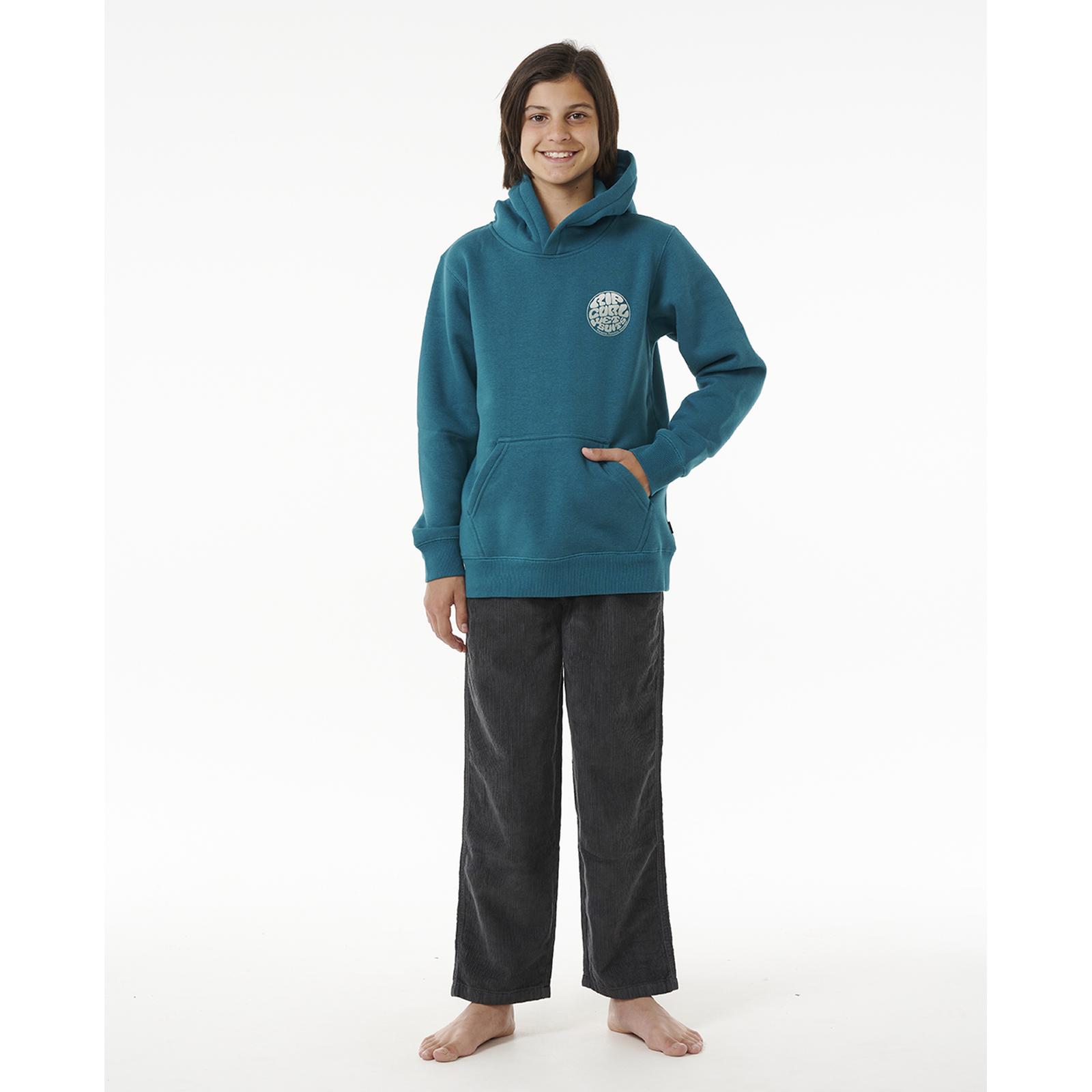 Rip Curl Kids Wetsuit Icon Hooded Pullover Sweatshirt Hoody Hoodie - Picture 4 of 29