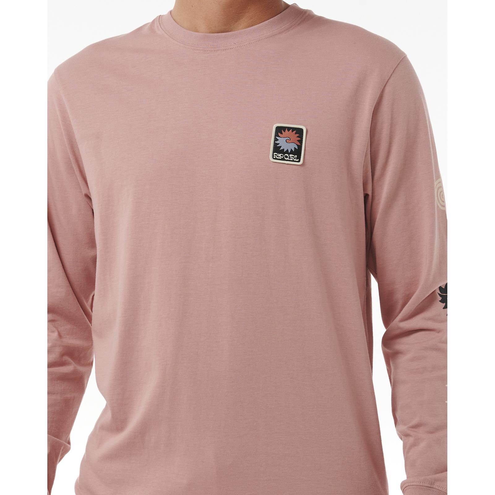 Camiseta Rip Curl Para Hombres Rompedor de Cultura de Agua Salada Manga Larga Surf Camiseta - Imagen 5 de 9
