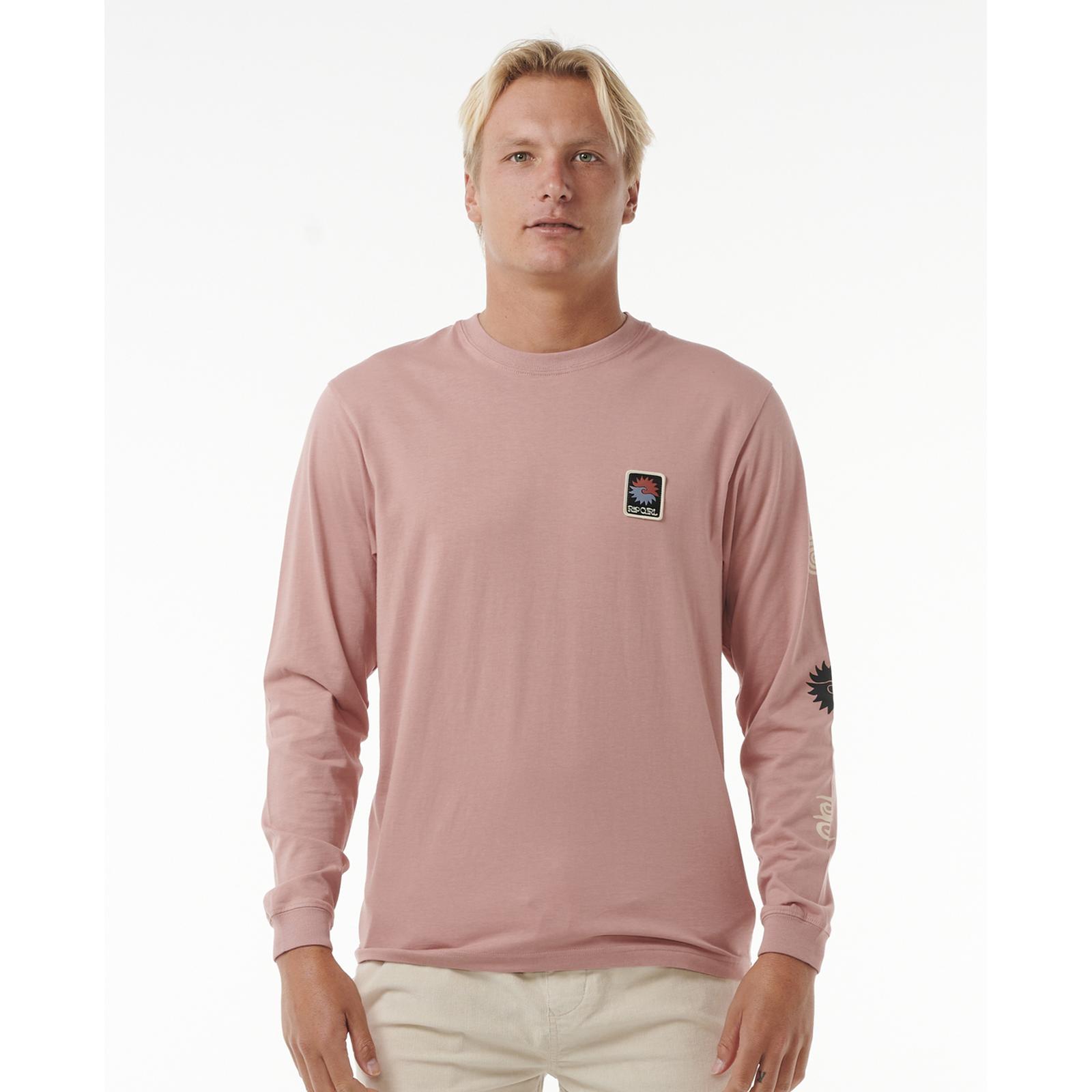 Camiseta Rip Curl Para Hombres Rompedor de Cultura de Agua Salada Manga Larga Surf Camiseta - Imagen 2 de 9