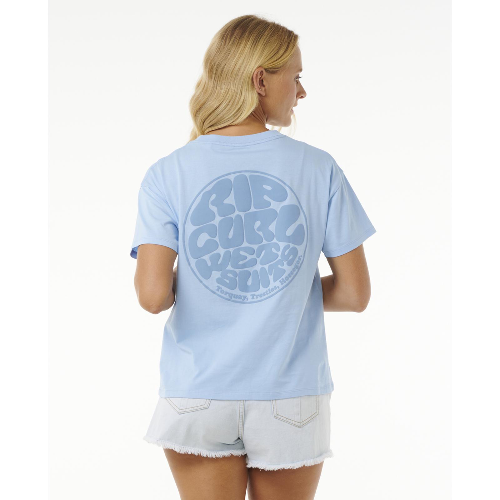 Rip Curl Womens Icons Of Surf Relaxed Fit Short Sleeve T-Shirt Top Tee - Picture 5 of 15