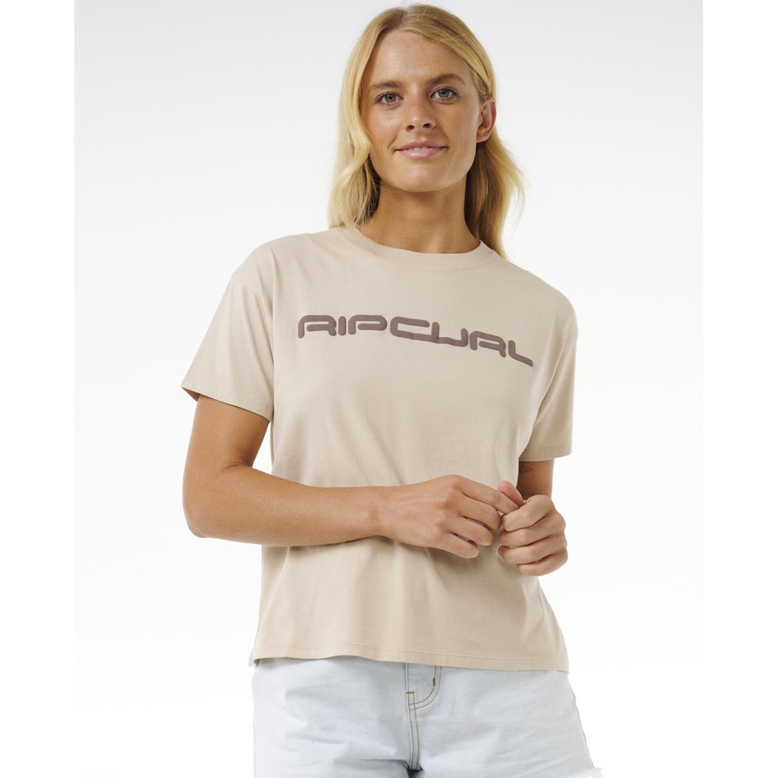 Rip Curl Womens Icons Of Surf Relaxed Fit Short Sleeve T-Shirt Top Tee - Picture 7 of 15