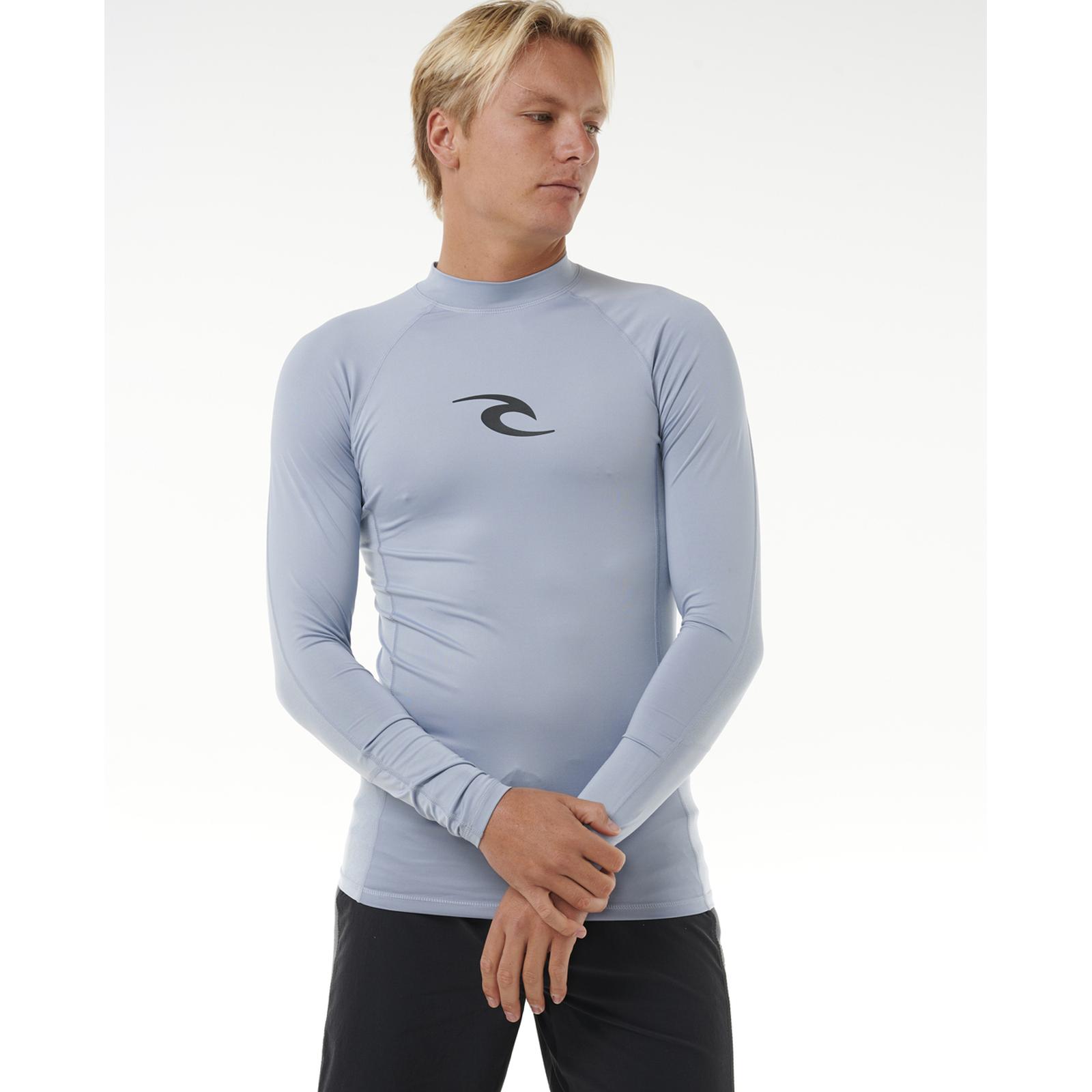 Rip Curl Herren Wellen UPF 50 Perf Langarm Schwimmen Surfen T-Shirt Ausschlag Weste Oberteil - Bild 42 von 61