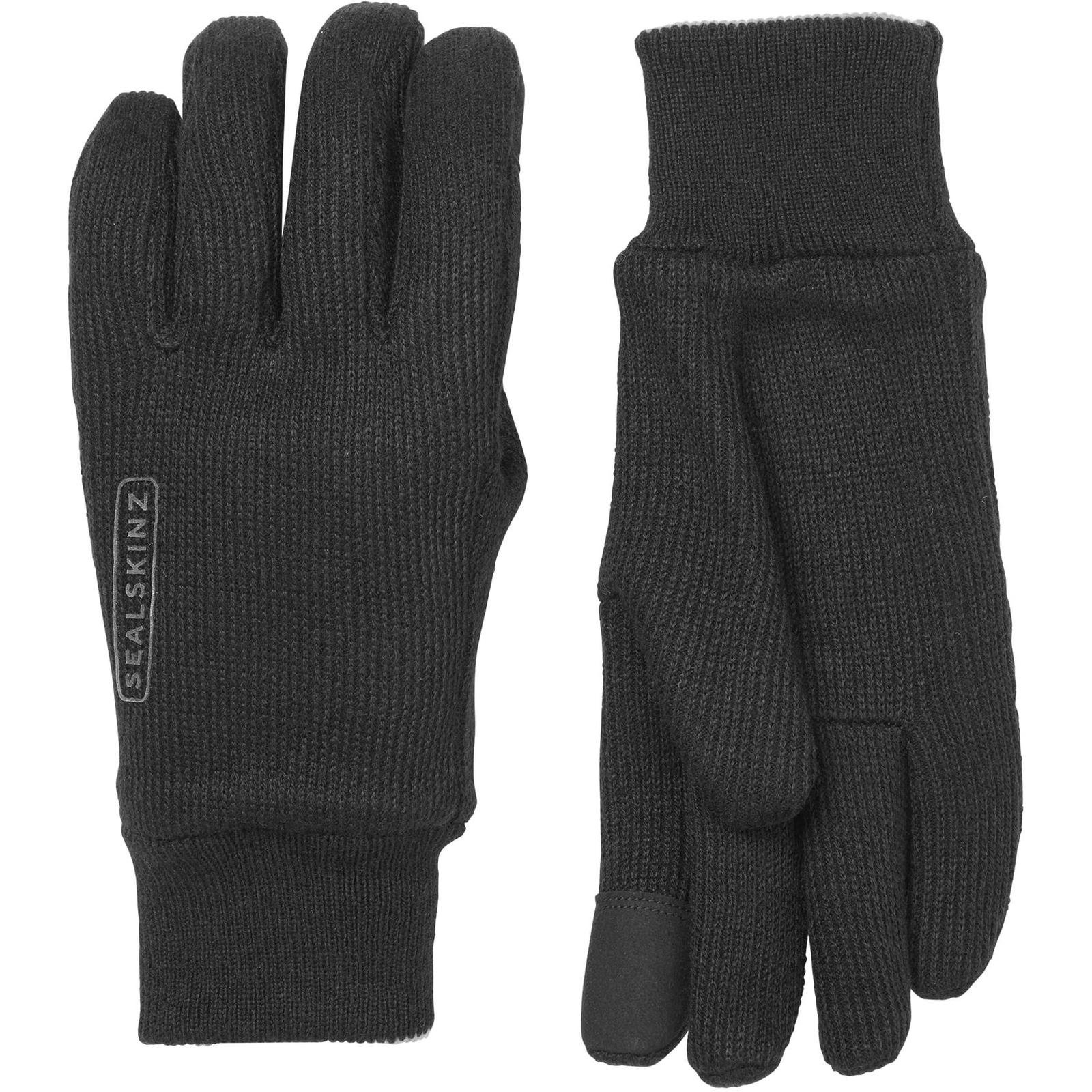Sealskinz Mens Necton Windproof All Weather Knitted Glove Lightweight Warm - Picture 2 of 7