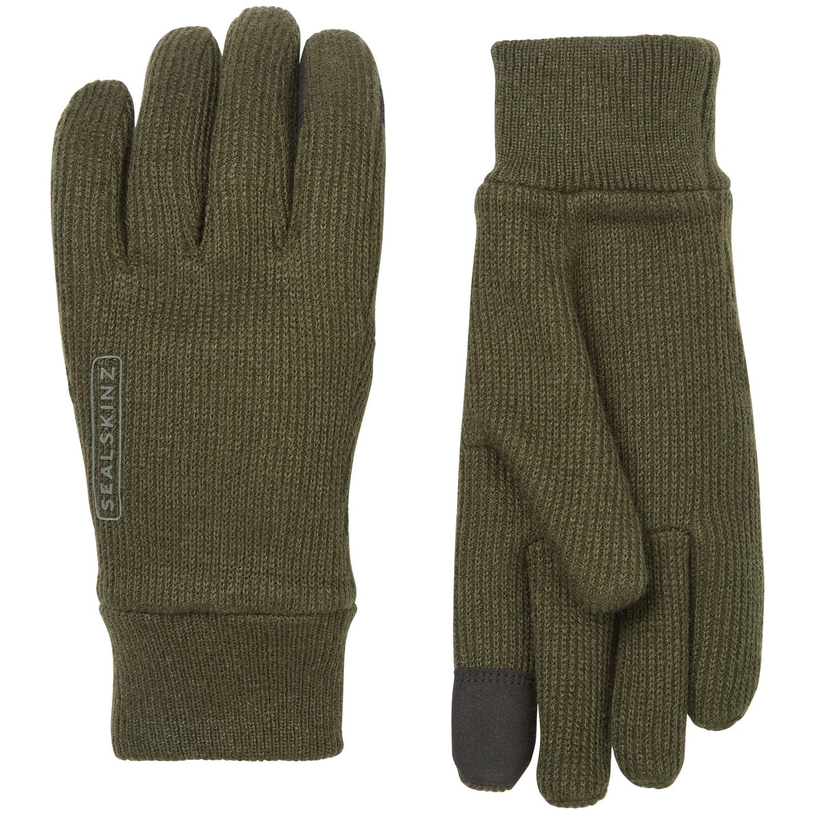 Sealskinz Mens Necton Windproof All Weather Knitted Glove Lightweight Warm - Picture 5 of 7